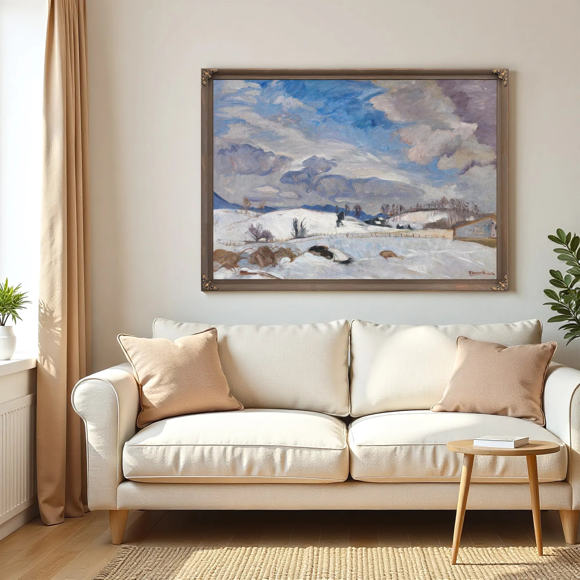 Winter Landscape [Rockbridge Baths] By Pierre Daura Fine Art Print