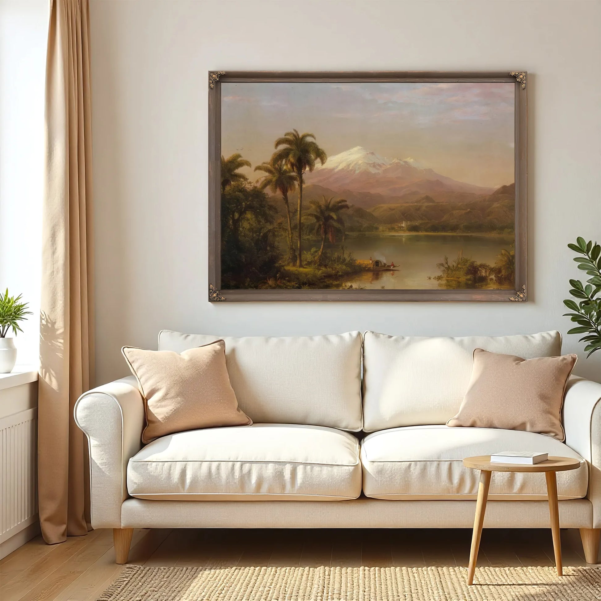 Tacama Palms By Frederic Edwin Church Fine Art Print