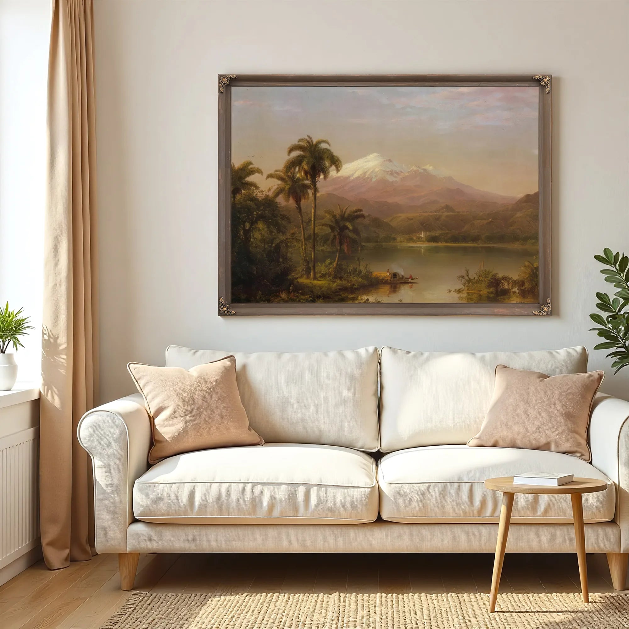 Tacama Palms By Frederic Edwin Church Fine Art Print