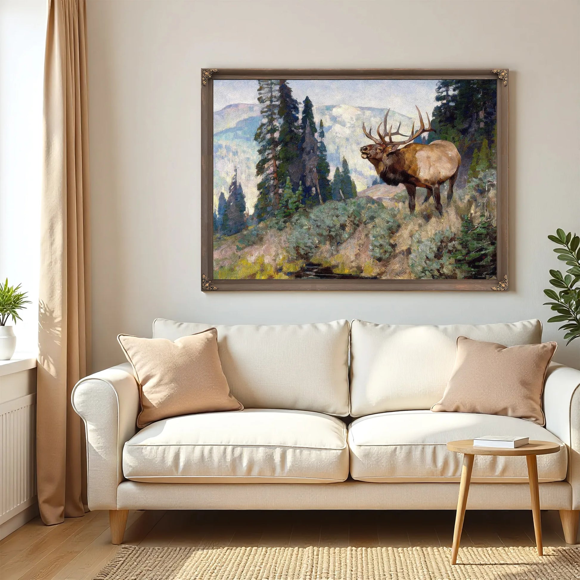 Wind River Bugler By Carl Rungius Fine Art Print