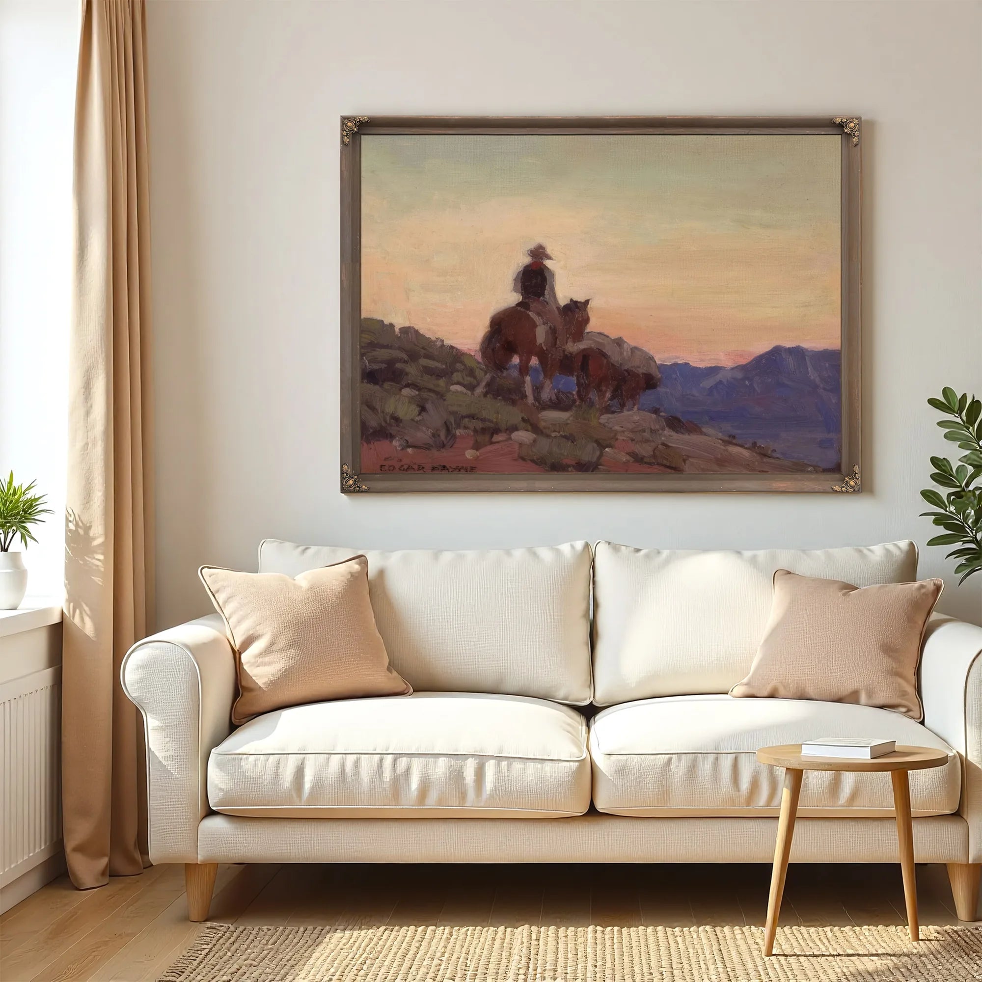 Lone Packer By Edgar Payne Fine Art Print