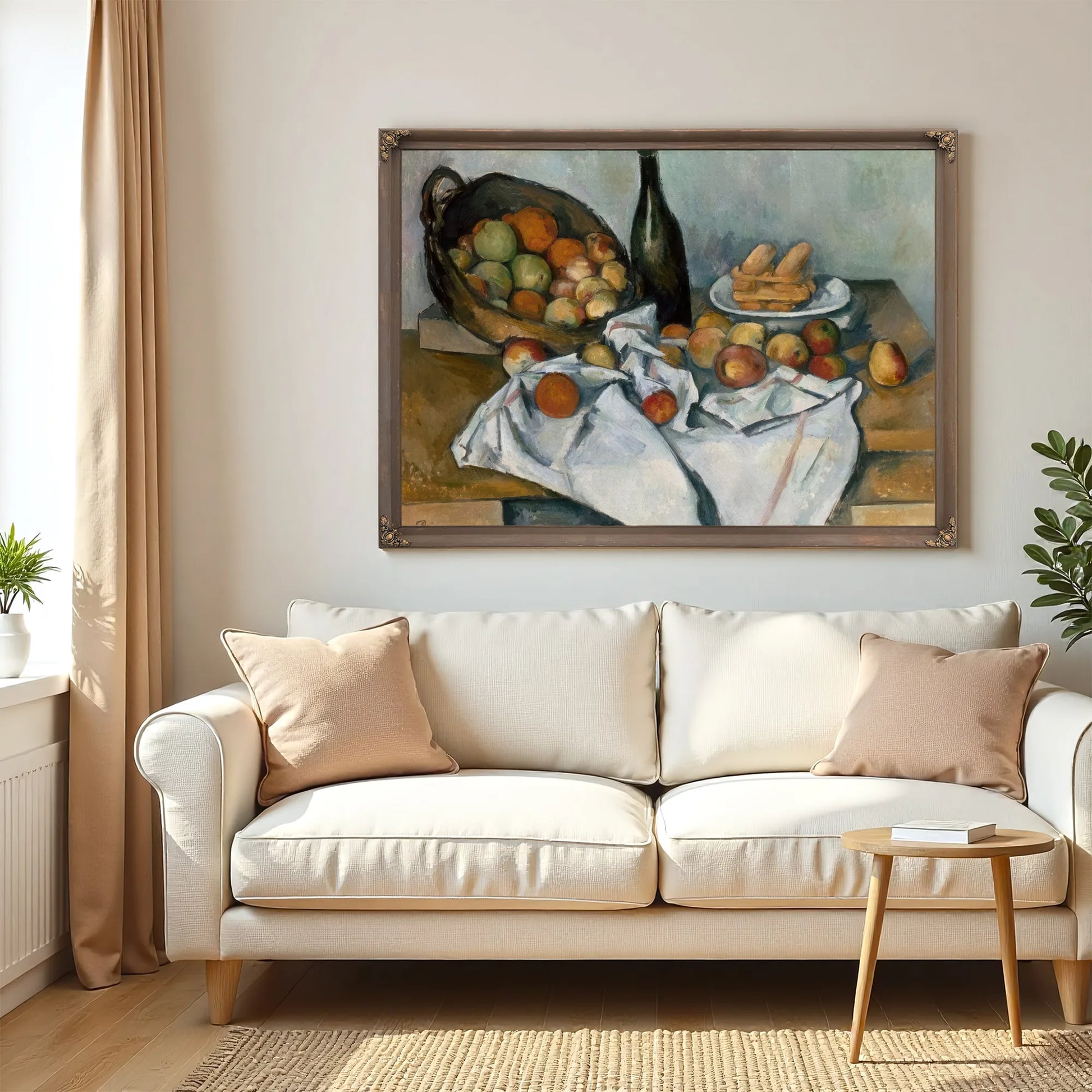 The Basket Of Apples By Paul Cezanne Fine Art Print