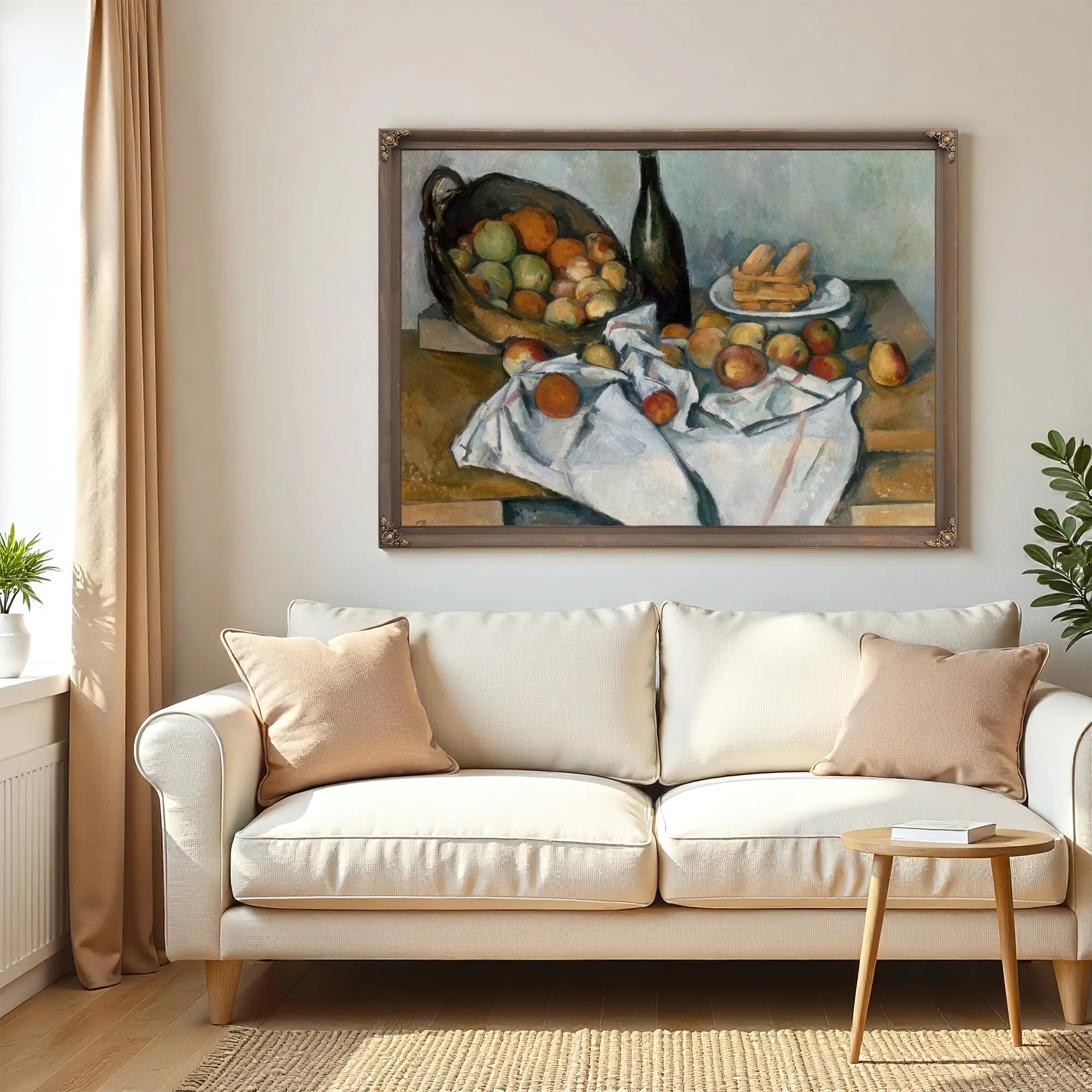 The Basket Of Apples By Paul Cezanne Fine Art Print