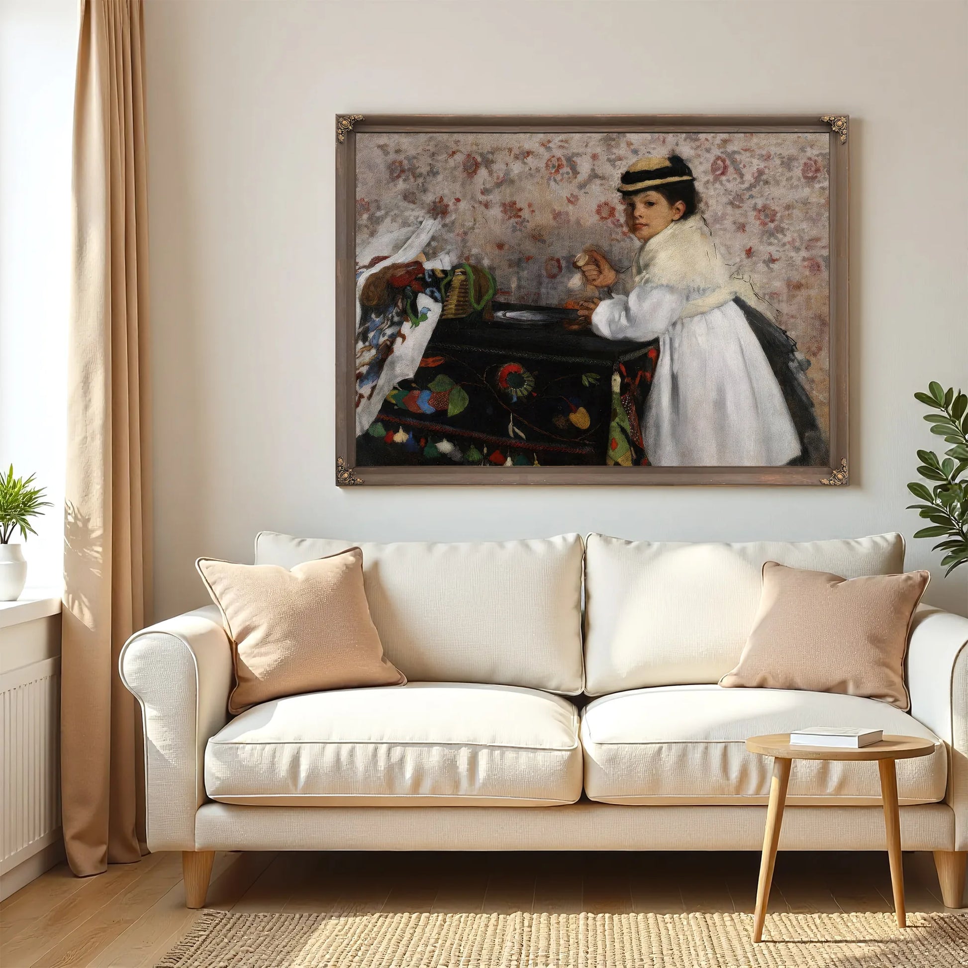 Portrait Of Mlle Hortense Valpincon 1871 By Edgar Degas Fine Art Print