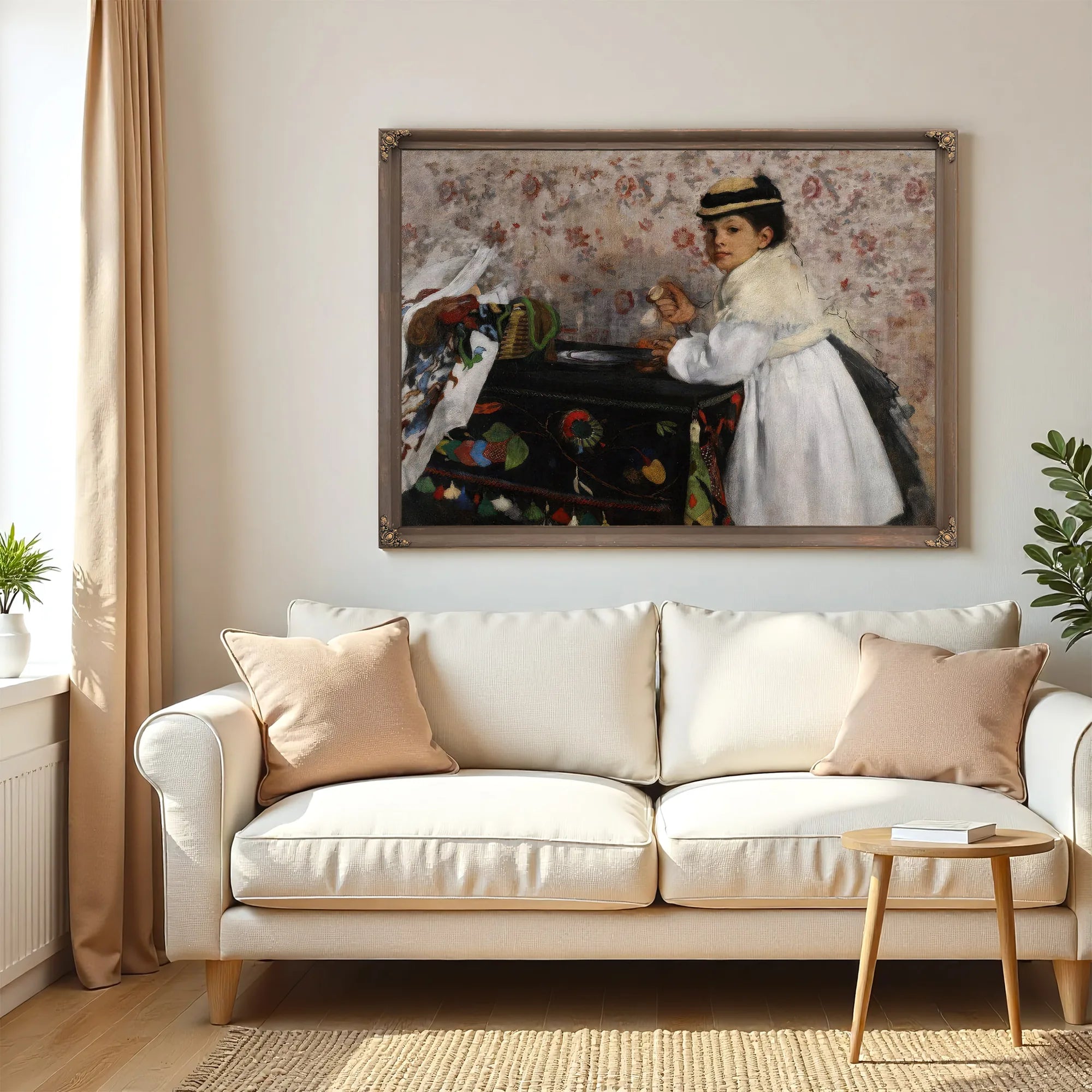 Portrait Of Mlle Hortense Valpincon 1871 By Edgar Degas Fine Art Print