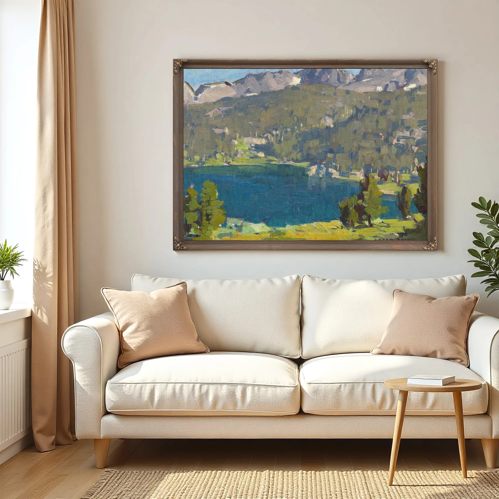 High Sierra Lake Scene By Edgar Payne Fine Art Print