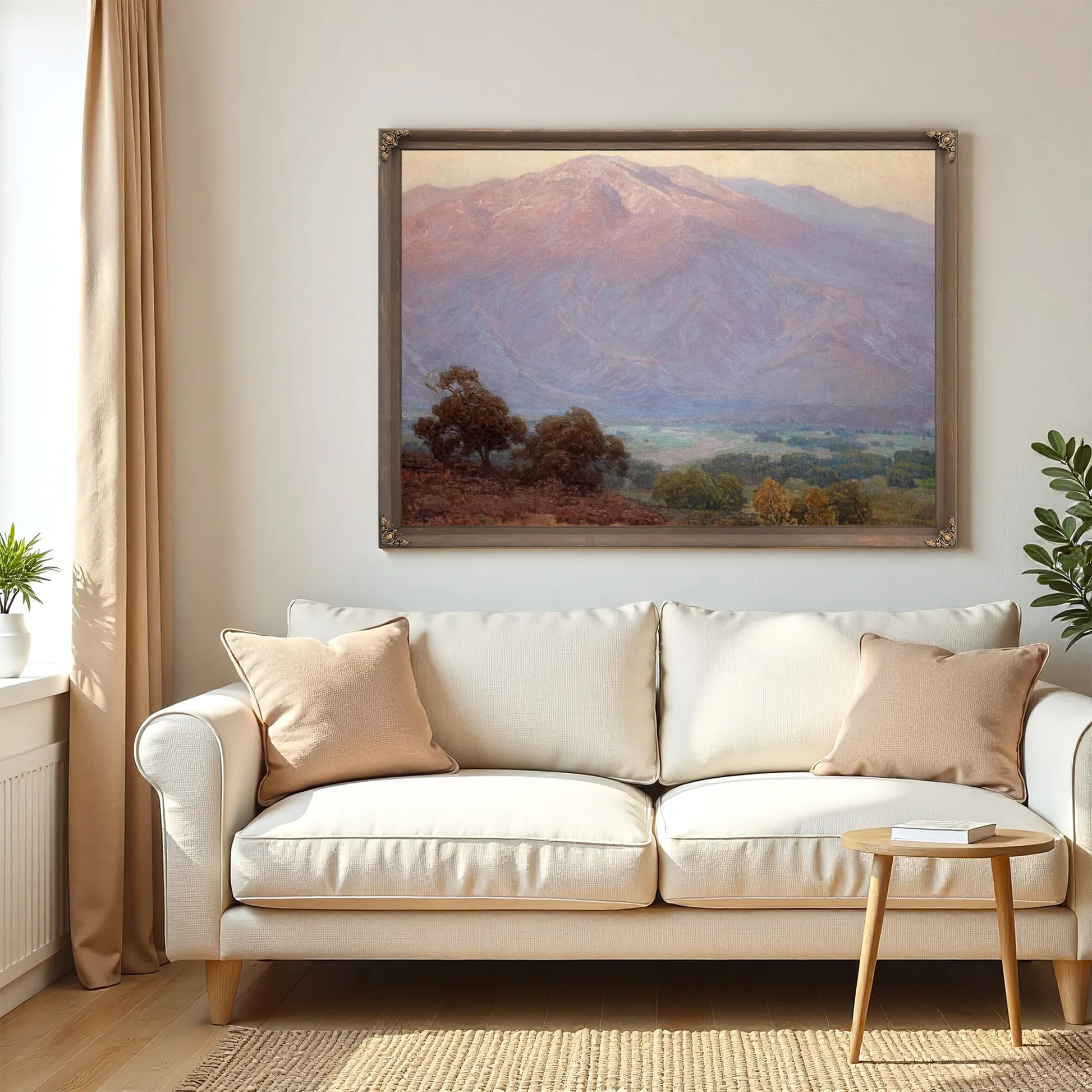 Mountains At Sunset, Santa Barbara By Edgar Payne Fine Art Print