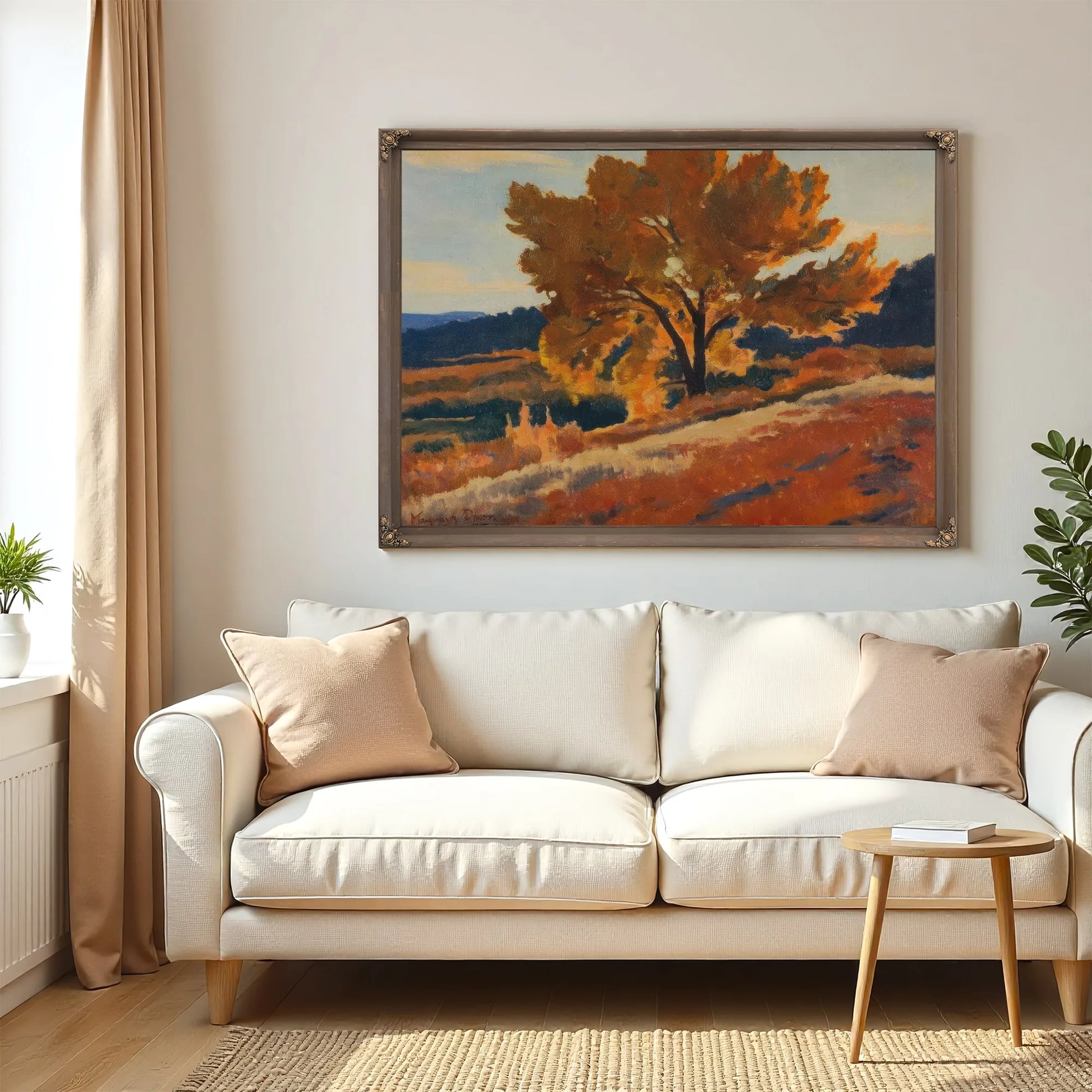 October Leafage By Maynard Dixon Fine Art Print