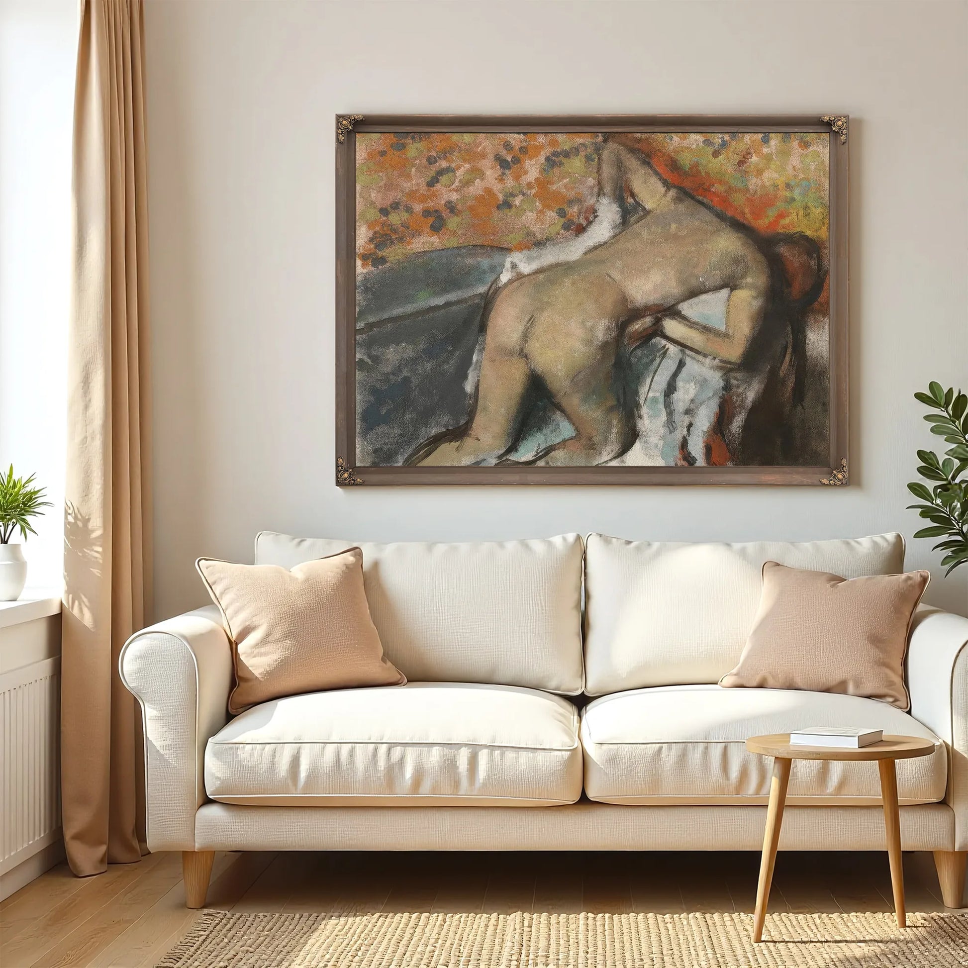 After The Bath, Woman Drying Herself (Après Le Bain, Femme S'essuyant) By Edgar Degas Fine Art Print