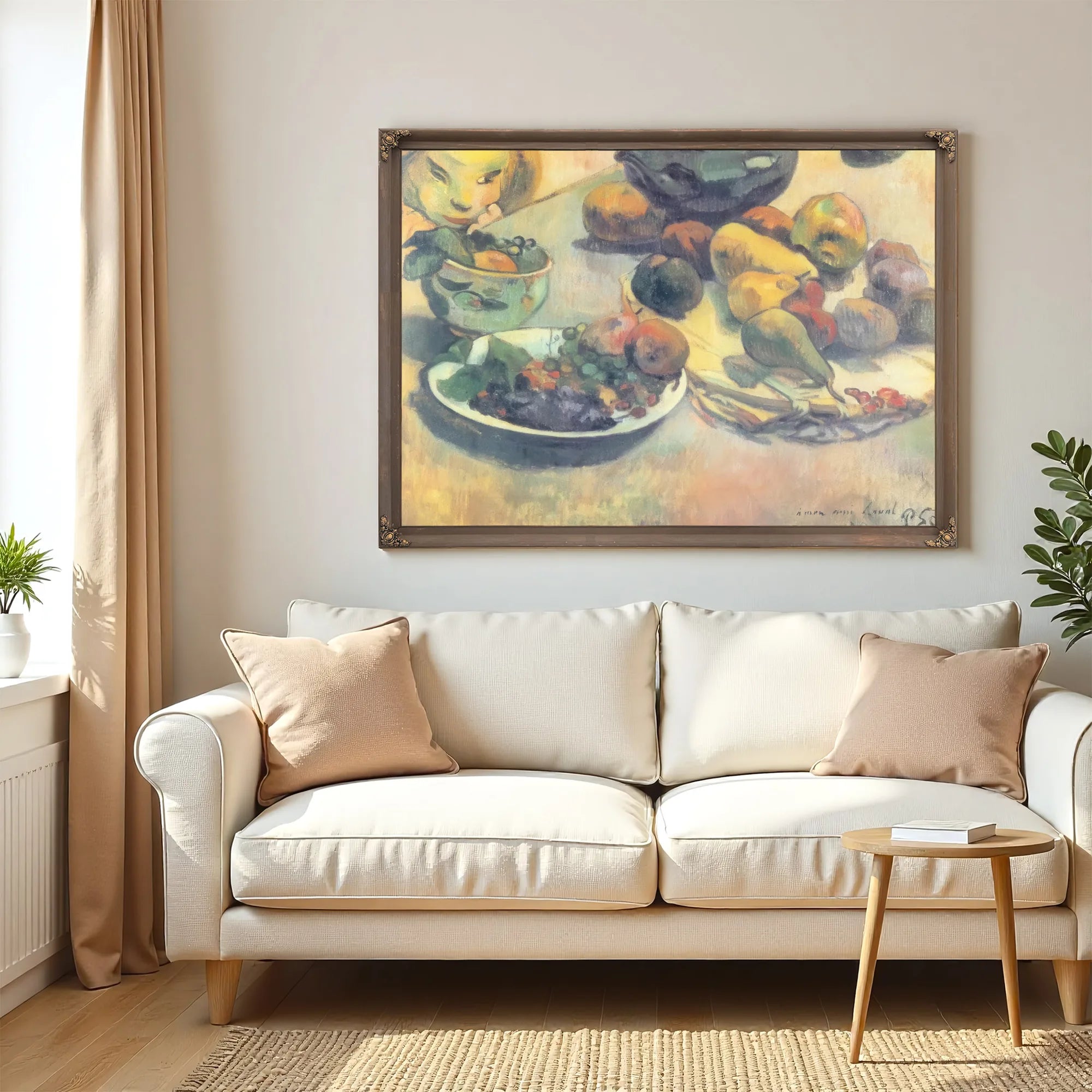 Still Life With Fruits By Paul Gauguin Fine Art Print