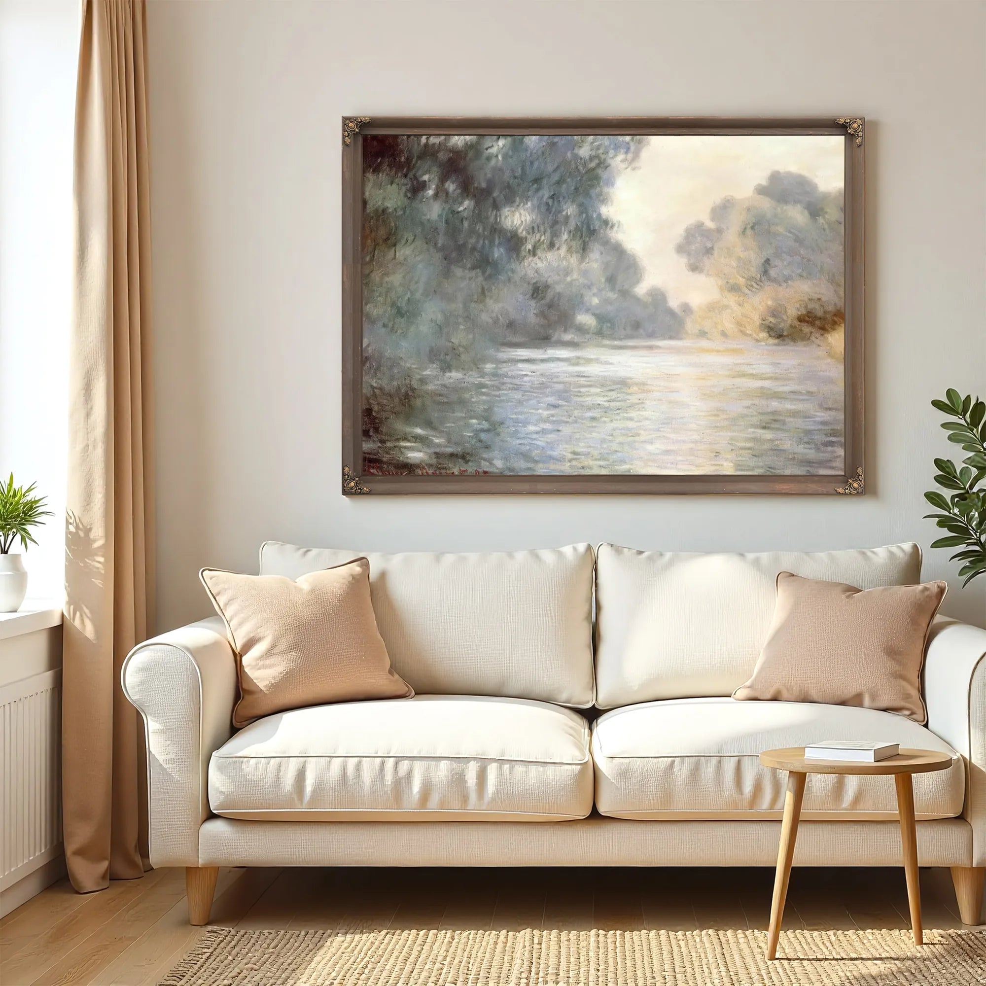 Arm Of The Seine At Giverny By Claude Monet Fine Art Print
