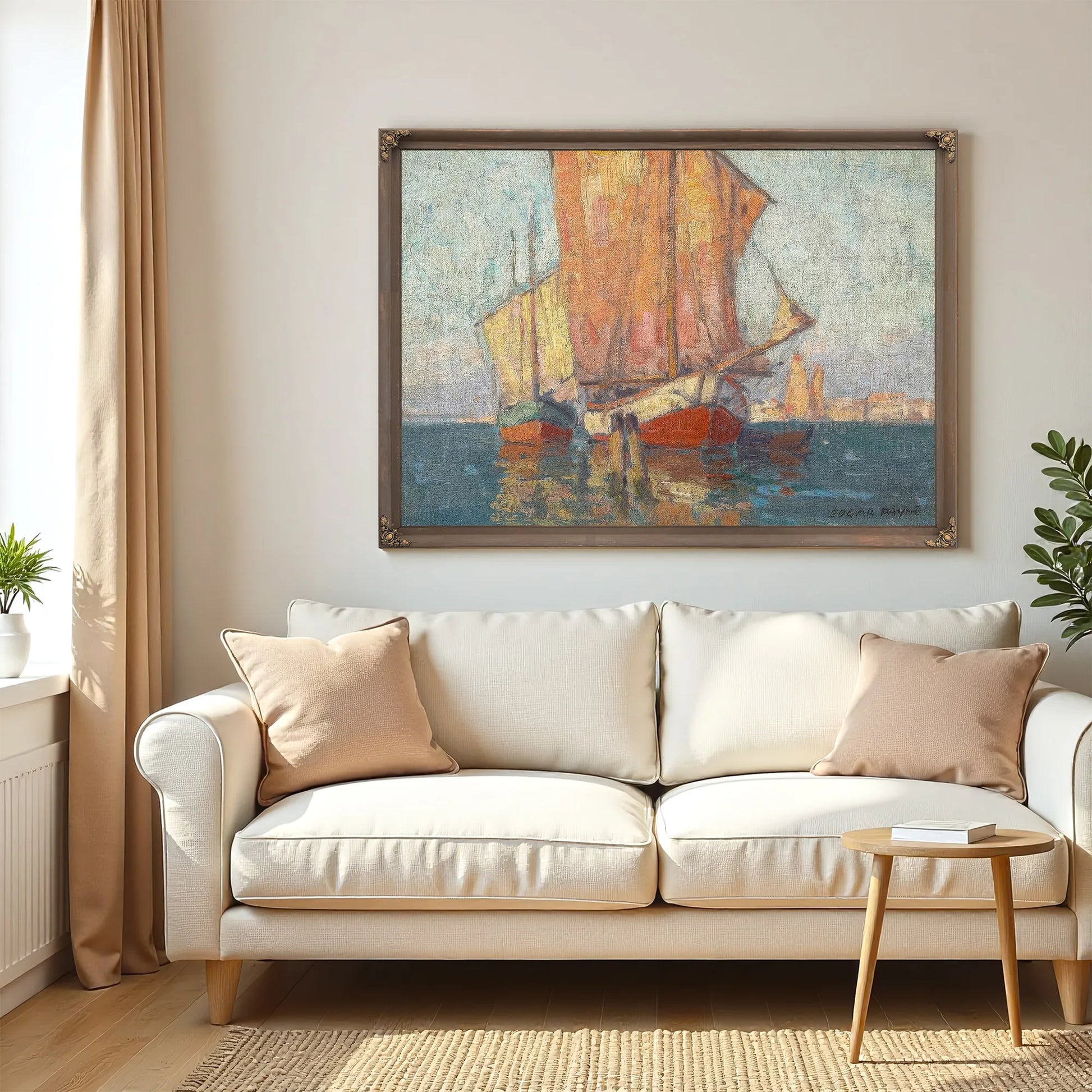 Golden Sails By Edgar Payne Fine Art Print