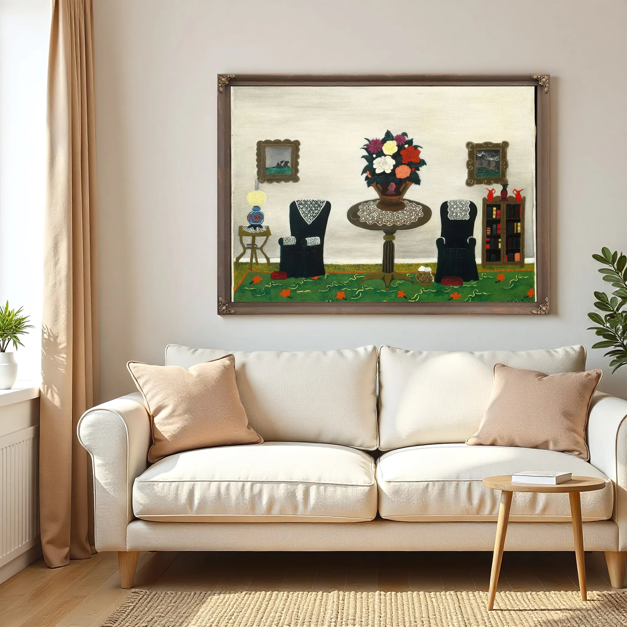 Victorian Interior Ii By Horace Pippin Fine Art Print