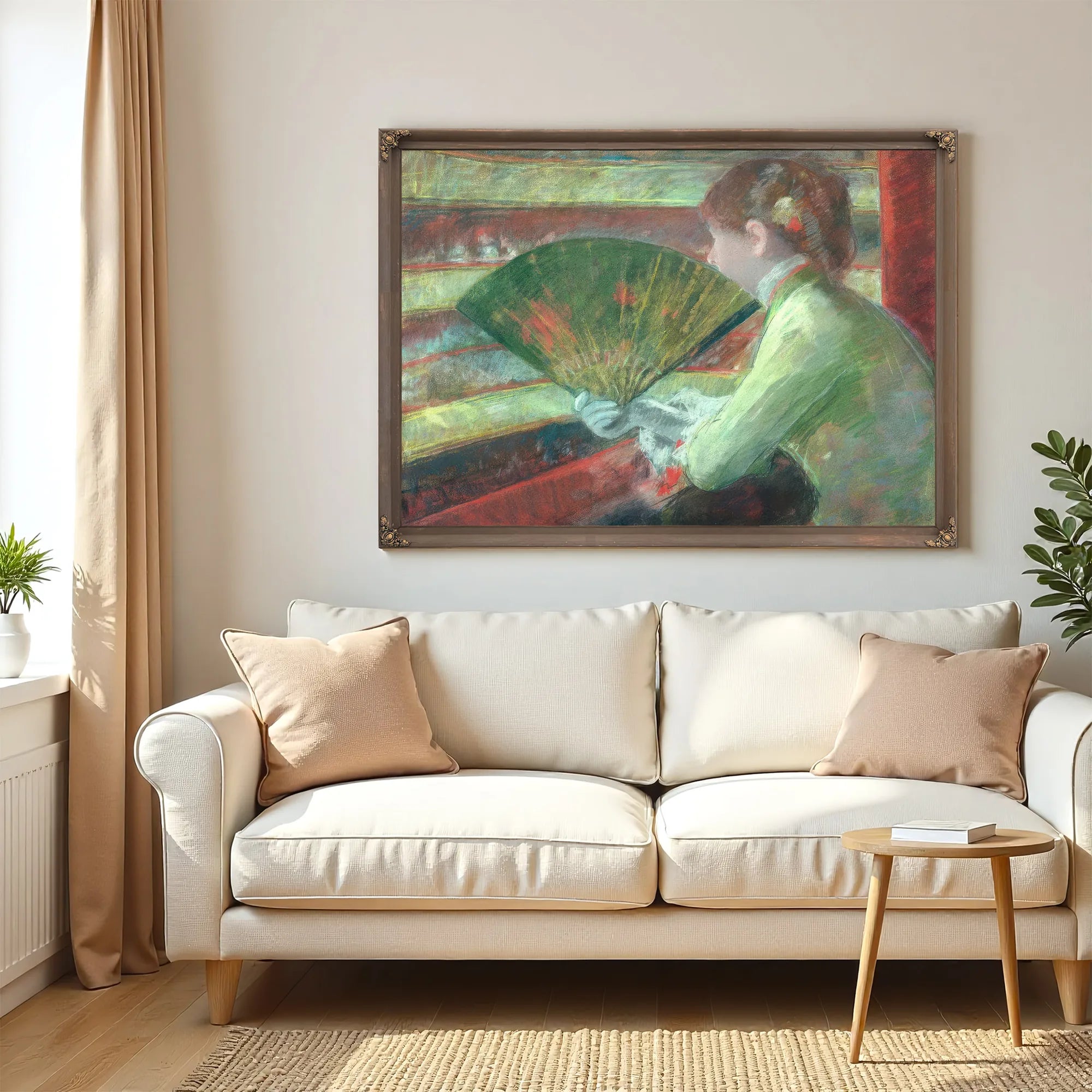 In The Loge By Mary Cassatt Fine Art Print