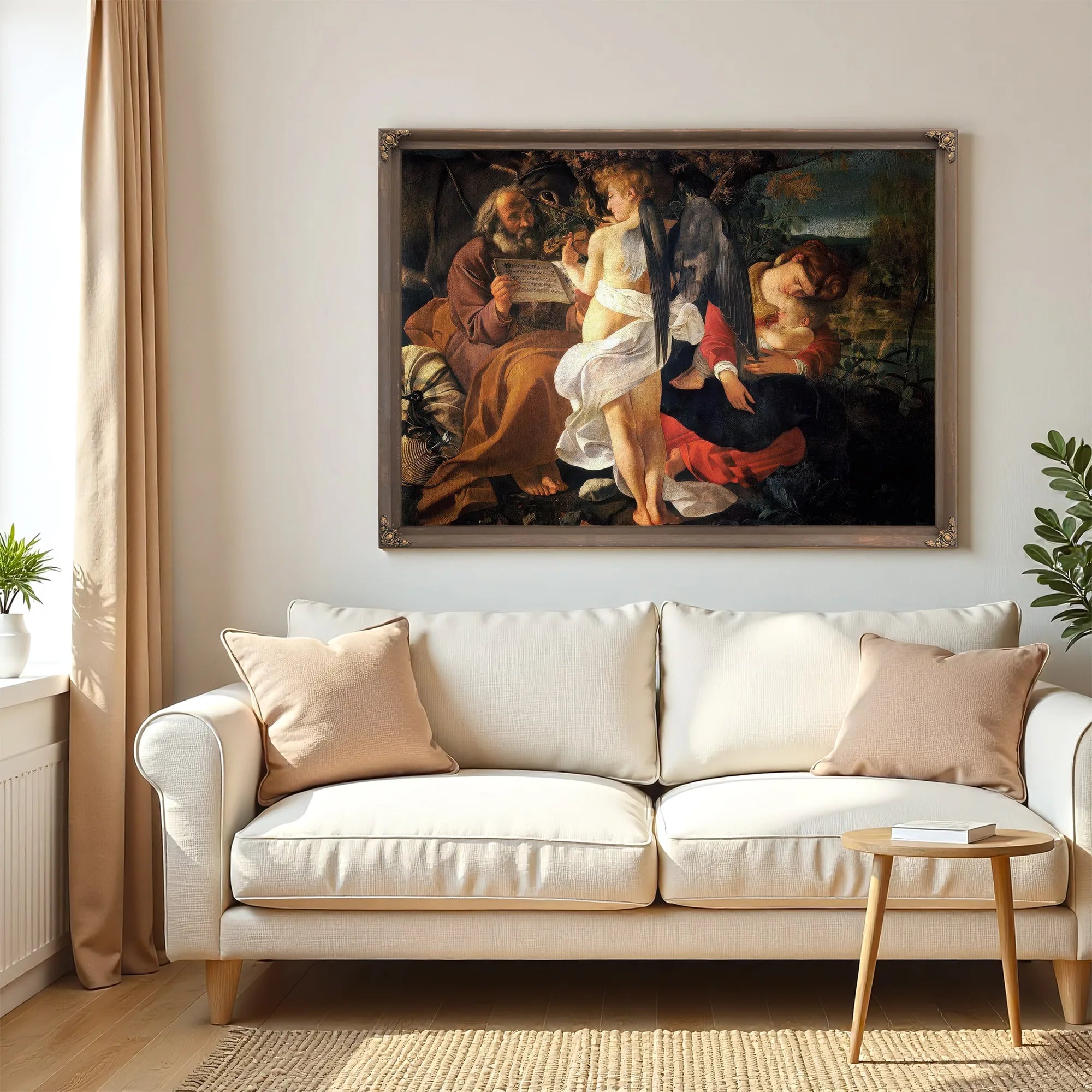 Rest On The Flight To Egypt By Caravaggio Fine Art Print