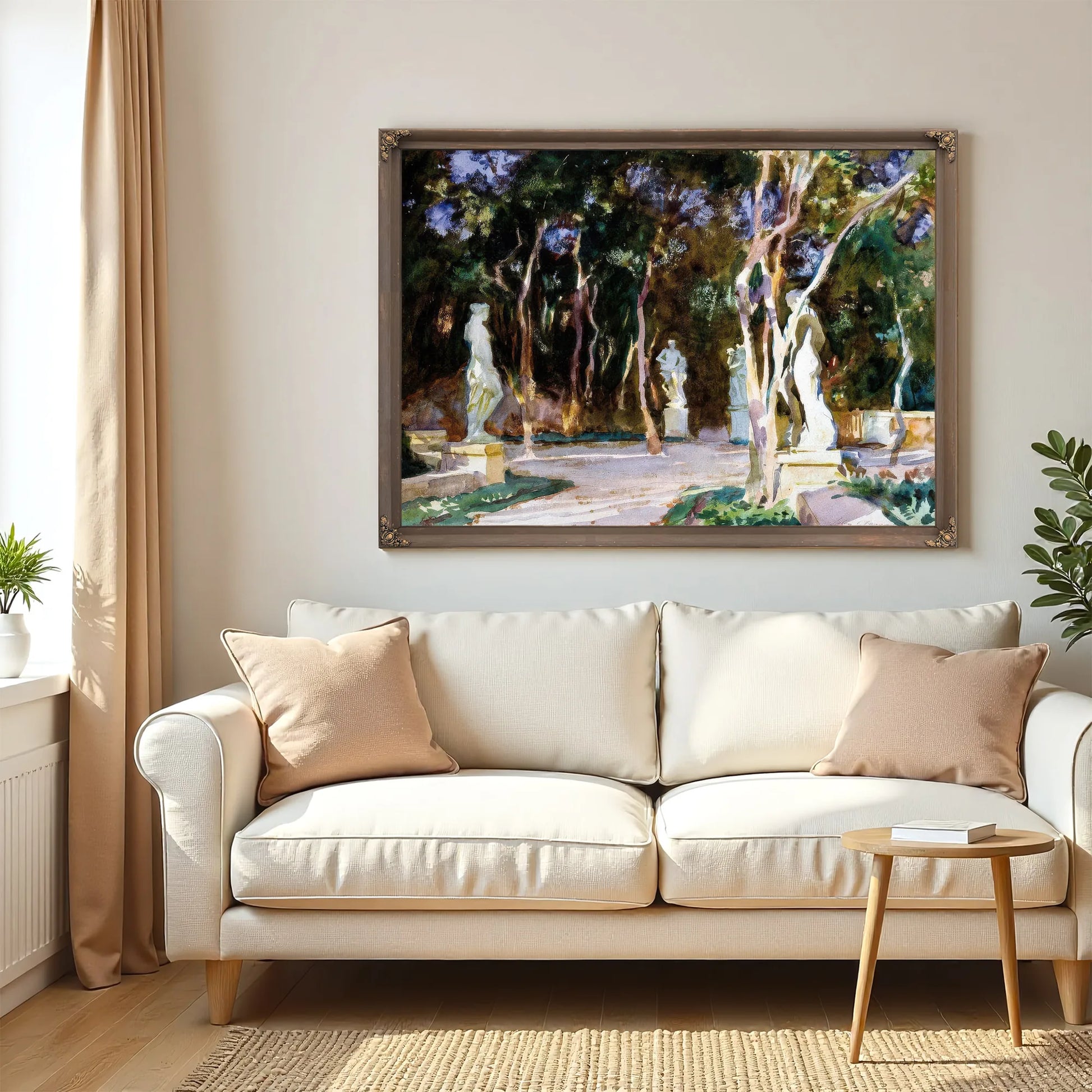 Shady Paths, Vizcaya By John Singer Sargent Fine Art Print
