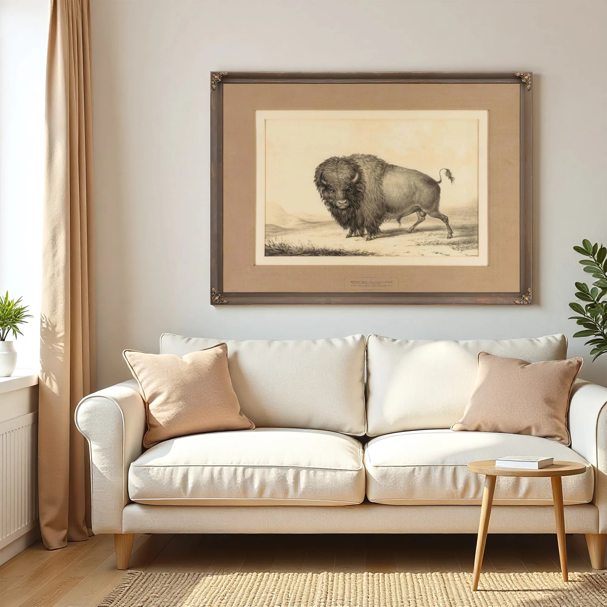 Buffalo Bull No. 2 By George Catlin Fine Art Print