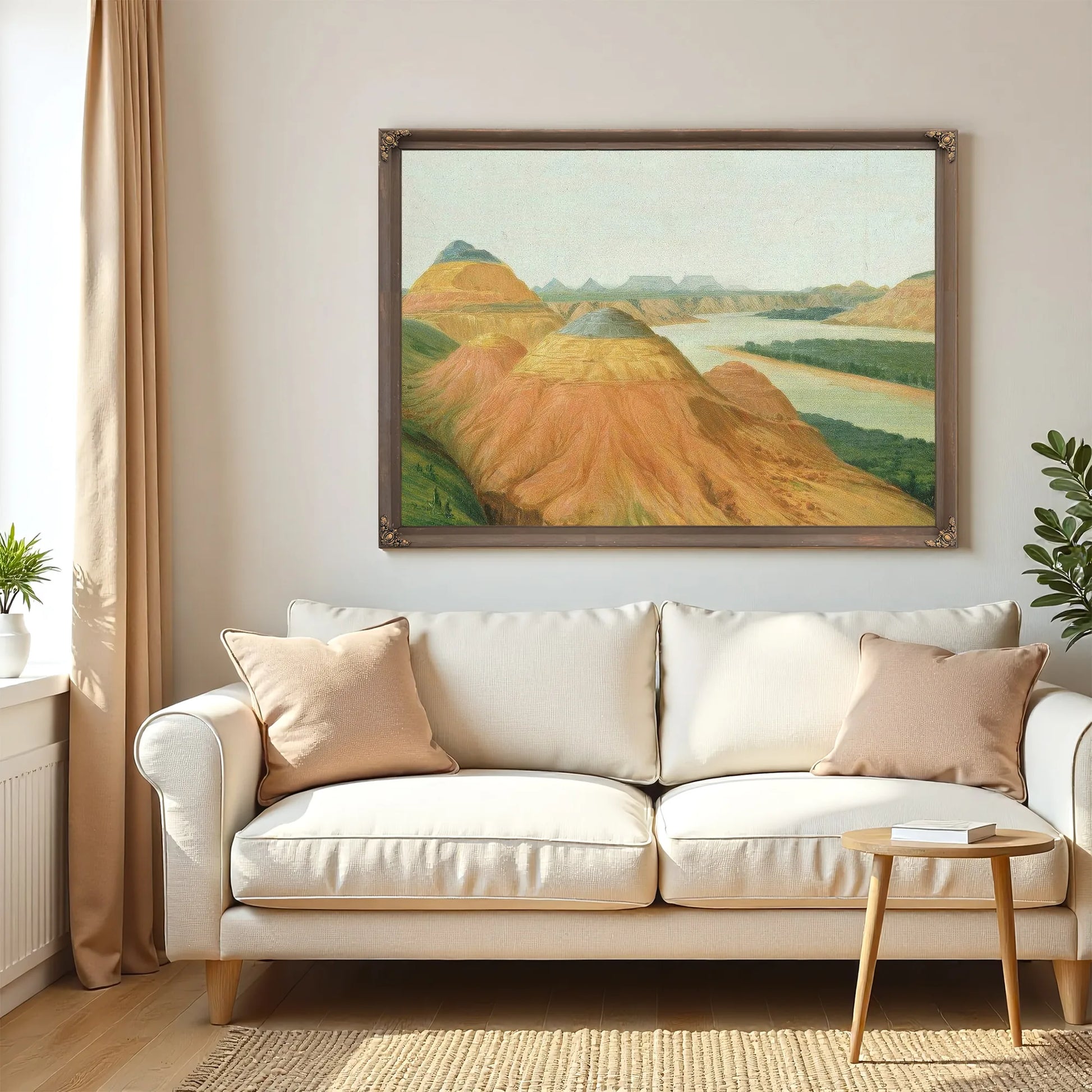 View In The Big Bend Of The Upper Missouri By George Catlin Fine Art Print
