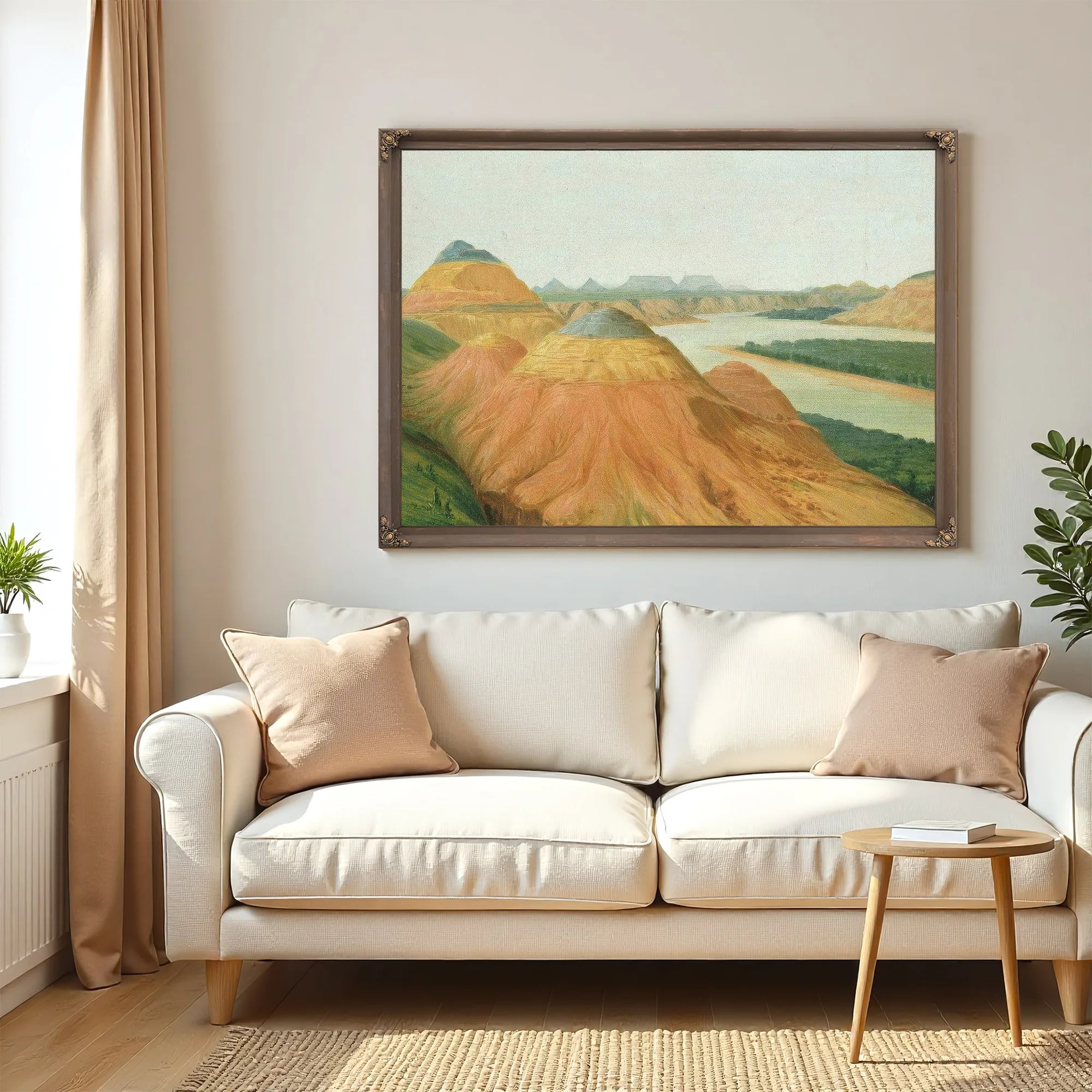 View In The Big Bend Of The Upper Missouri By George Catlin Fine Art Print