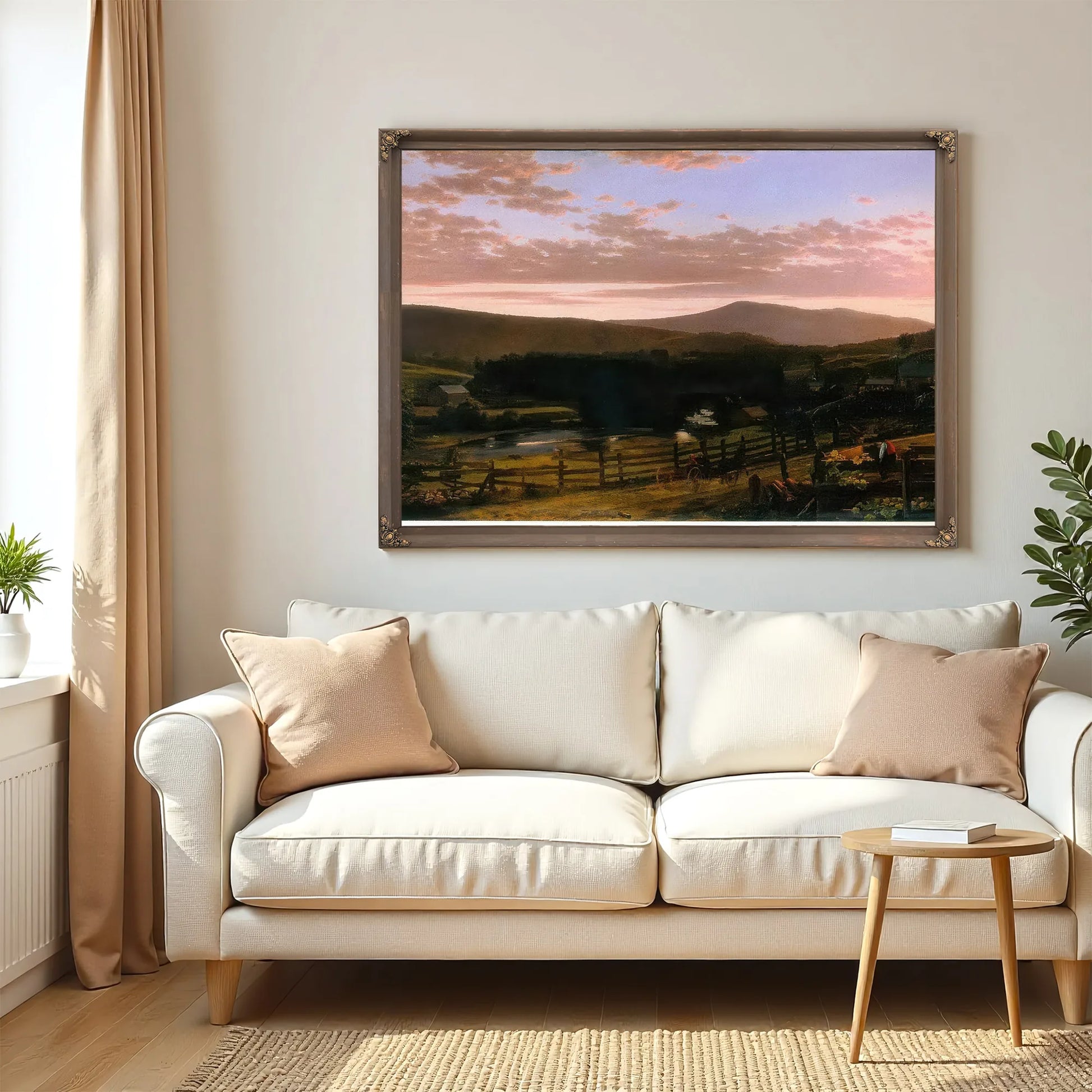 Ira Mountain Vermont By Frederic Edwin Church Fine Art Print