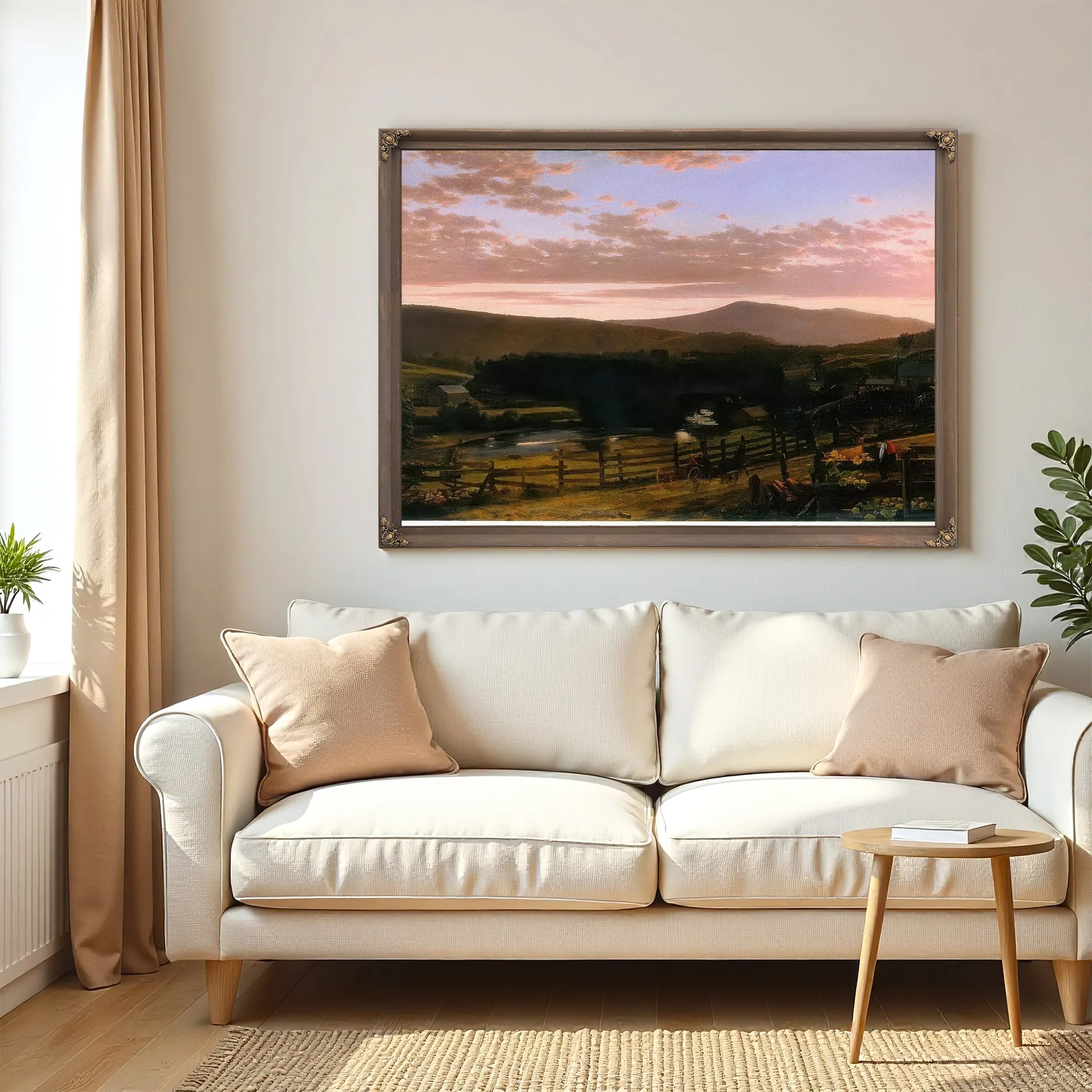 Ira Mountain Vermont By Frederic Edwin Church Fine Art Print