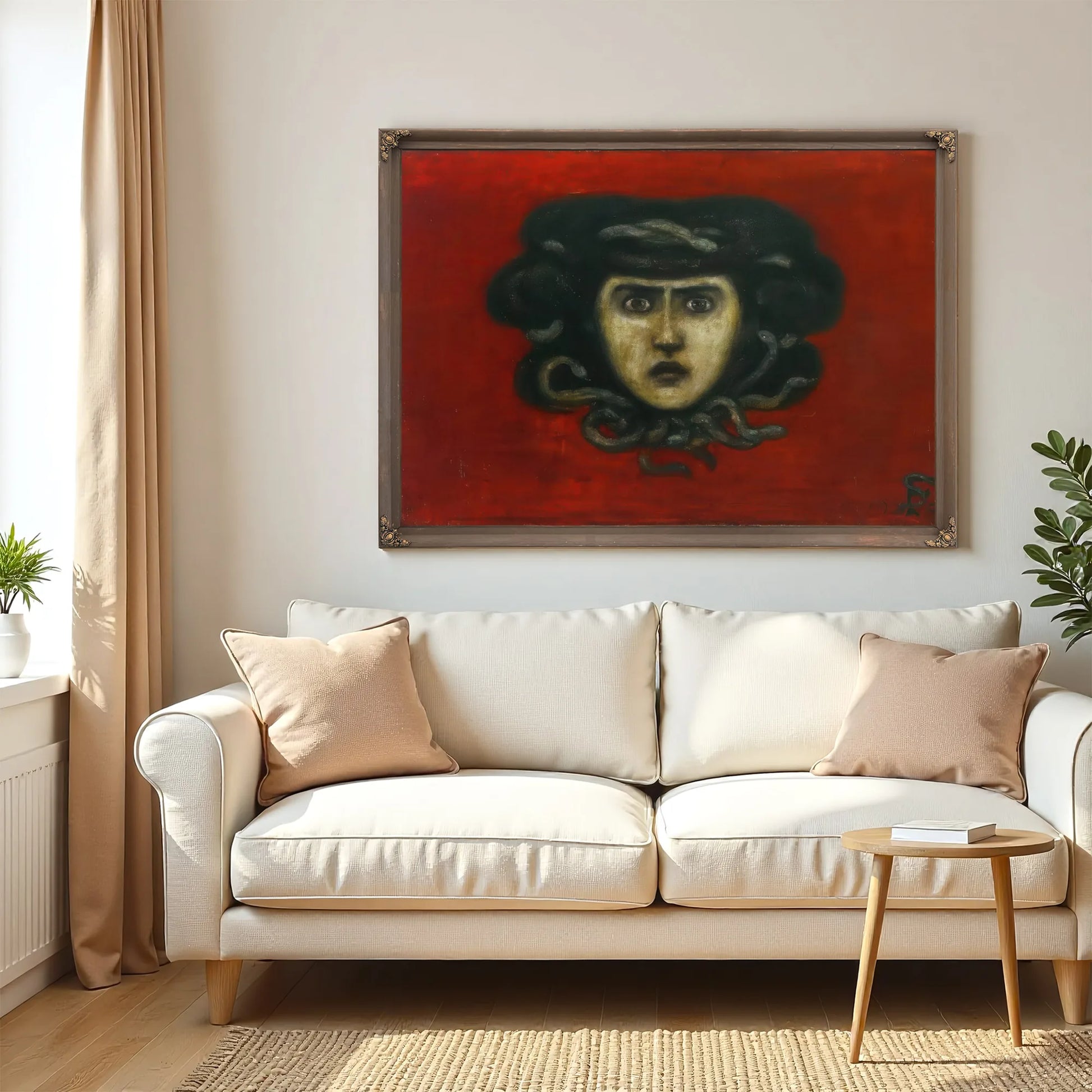 Head Of Medusa By Florine Stettheimer Fine Art Print