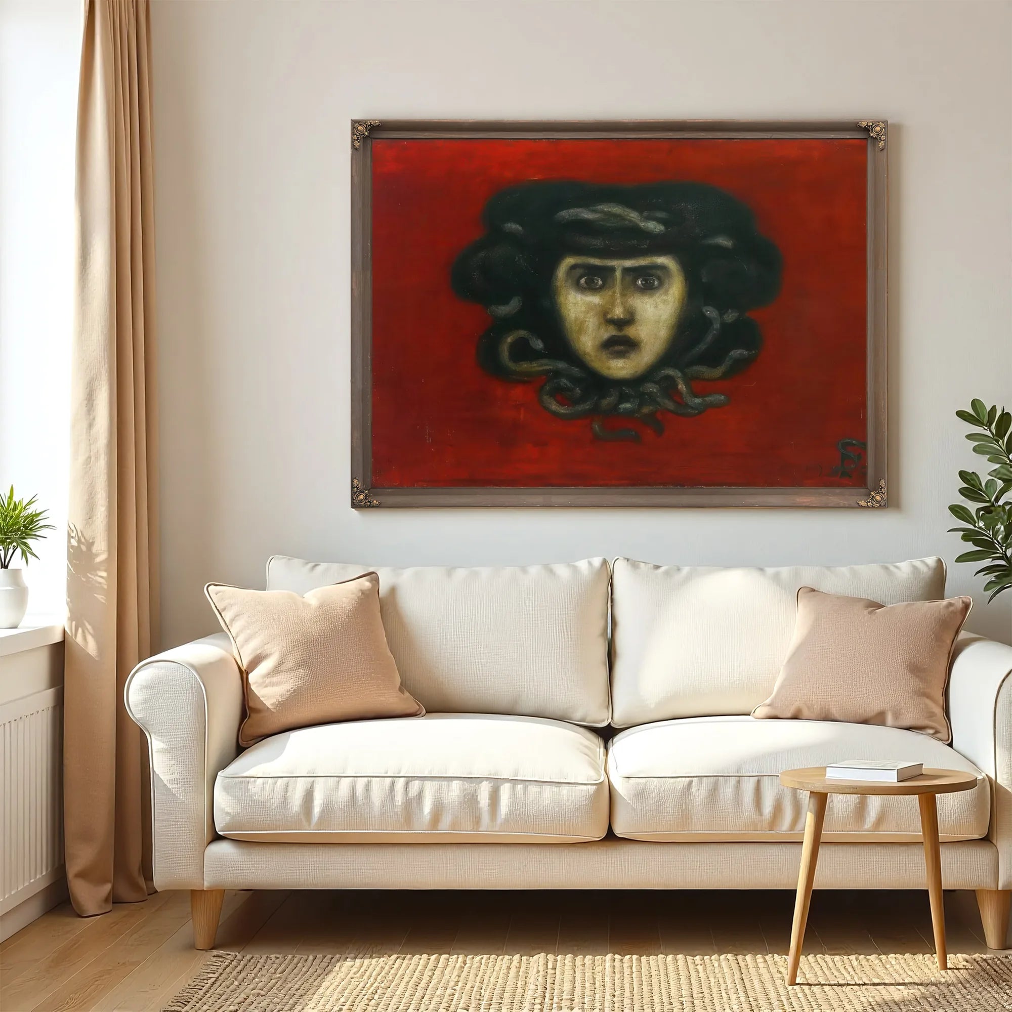 Head Of Medusa By Florine Stettheimer Fine Art Print