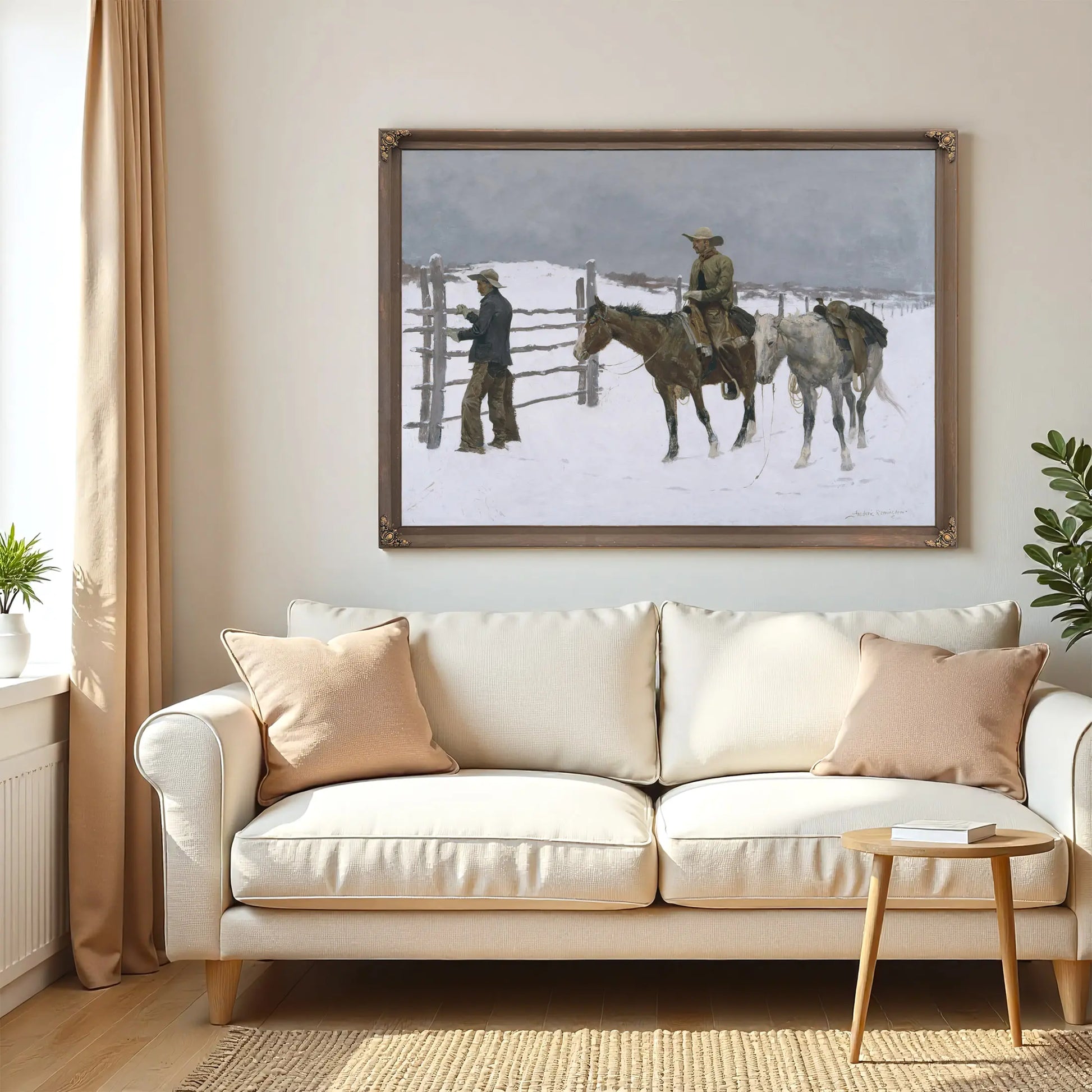 The Fall Of The Cowboy By Frederic S Remington  by Frederic Remington