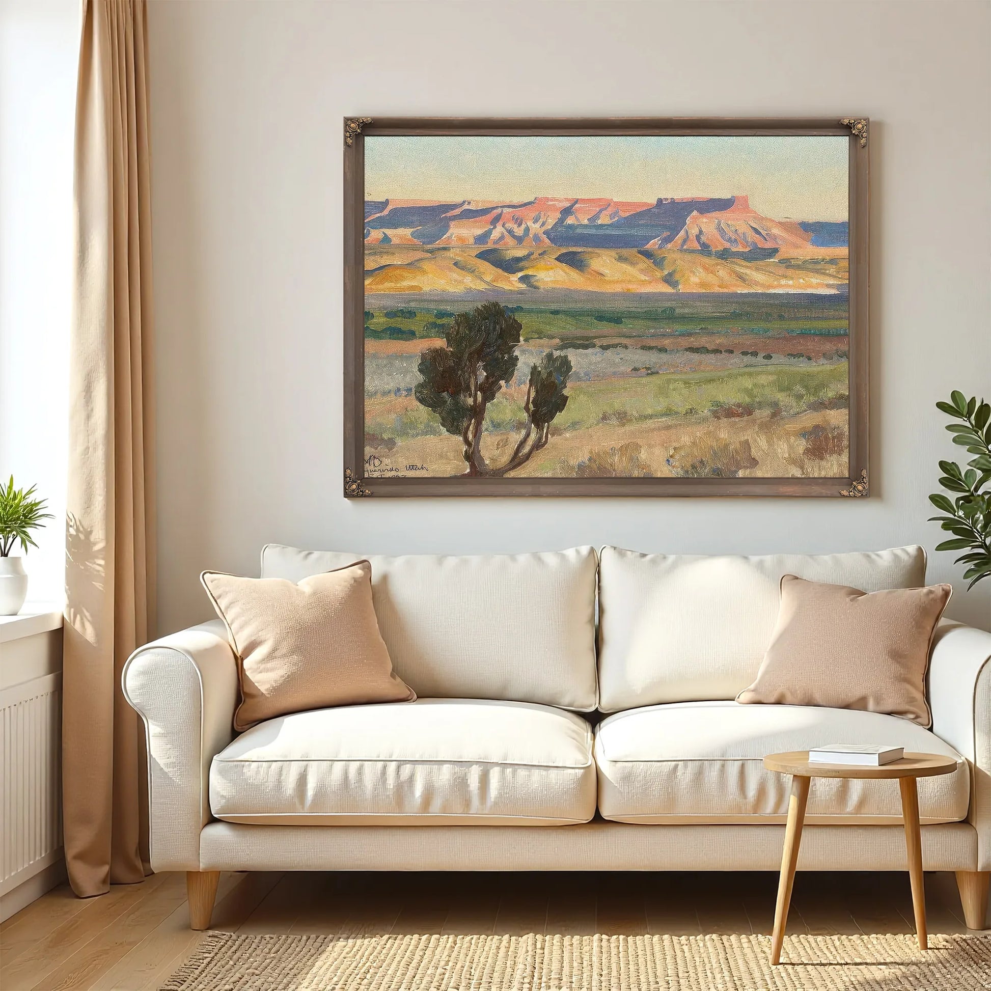 Fields Of Toquerville Utah By Maynard Dixon Fine Art Print