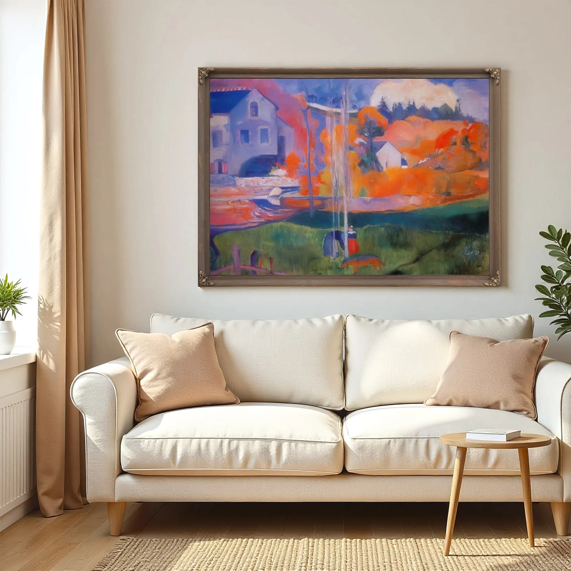 The Mill In Pont Aven By Paul Gauguin Fine Art Print