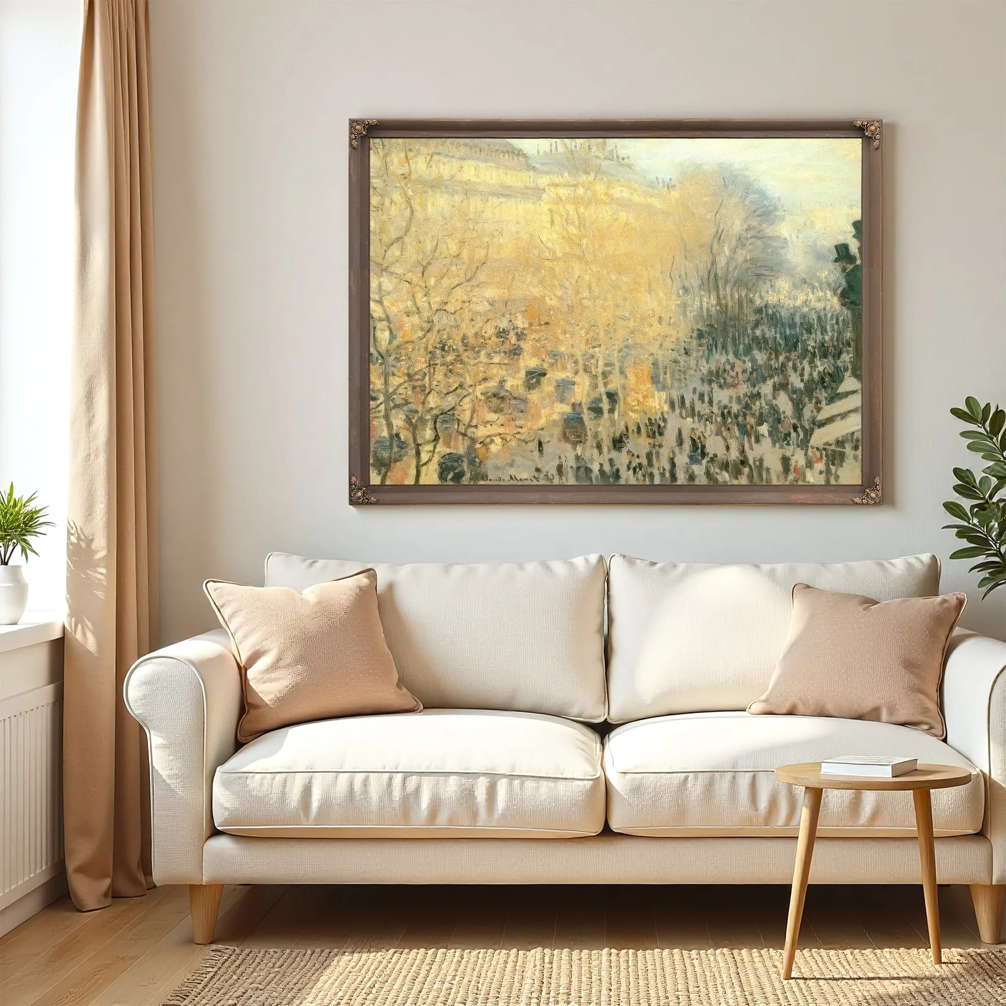 The Boulevard Des Capucines By Claude Monet Fine Art Print