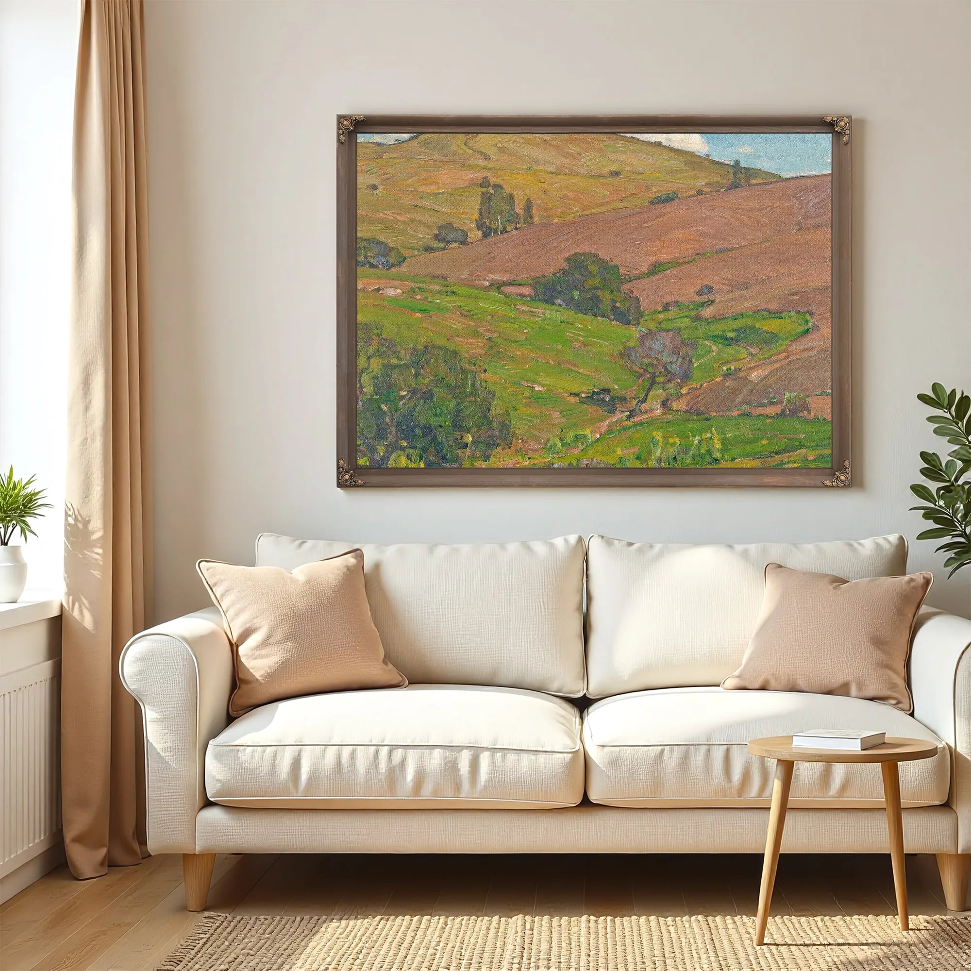 Where The Husband Man Toiled By William Wendt Fine Art Print