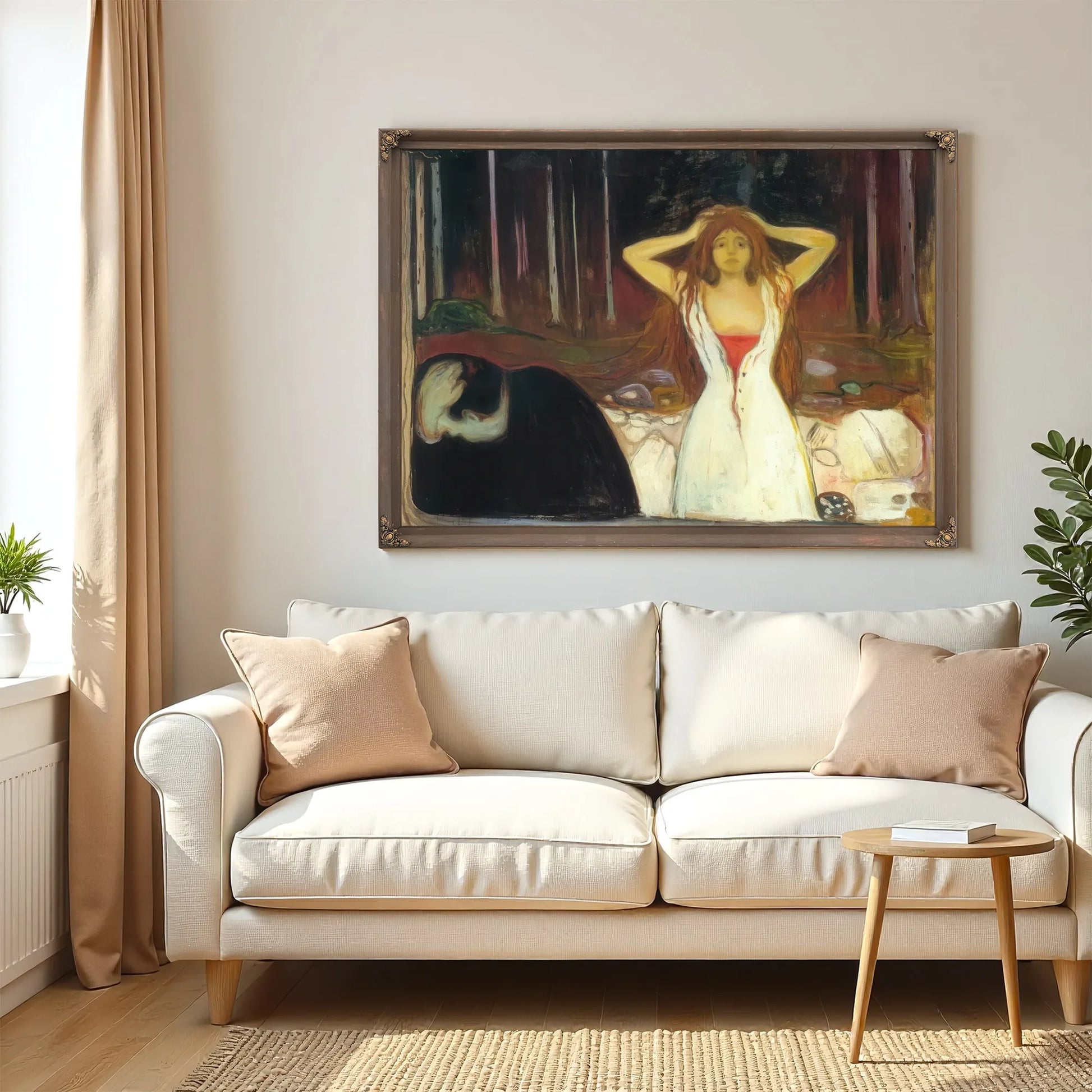 Ashes 1894 By Edvard Munch Fine Art Print