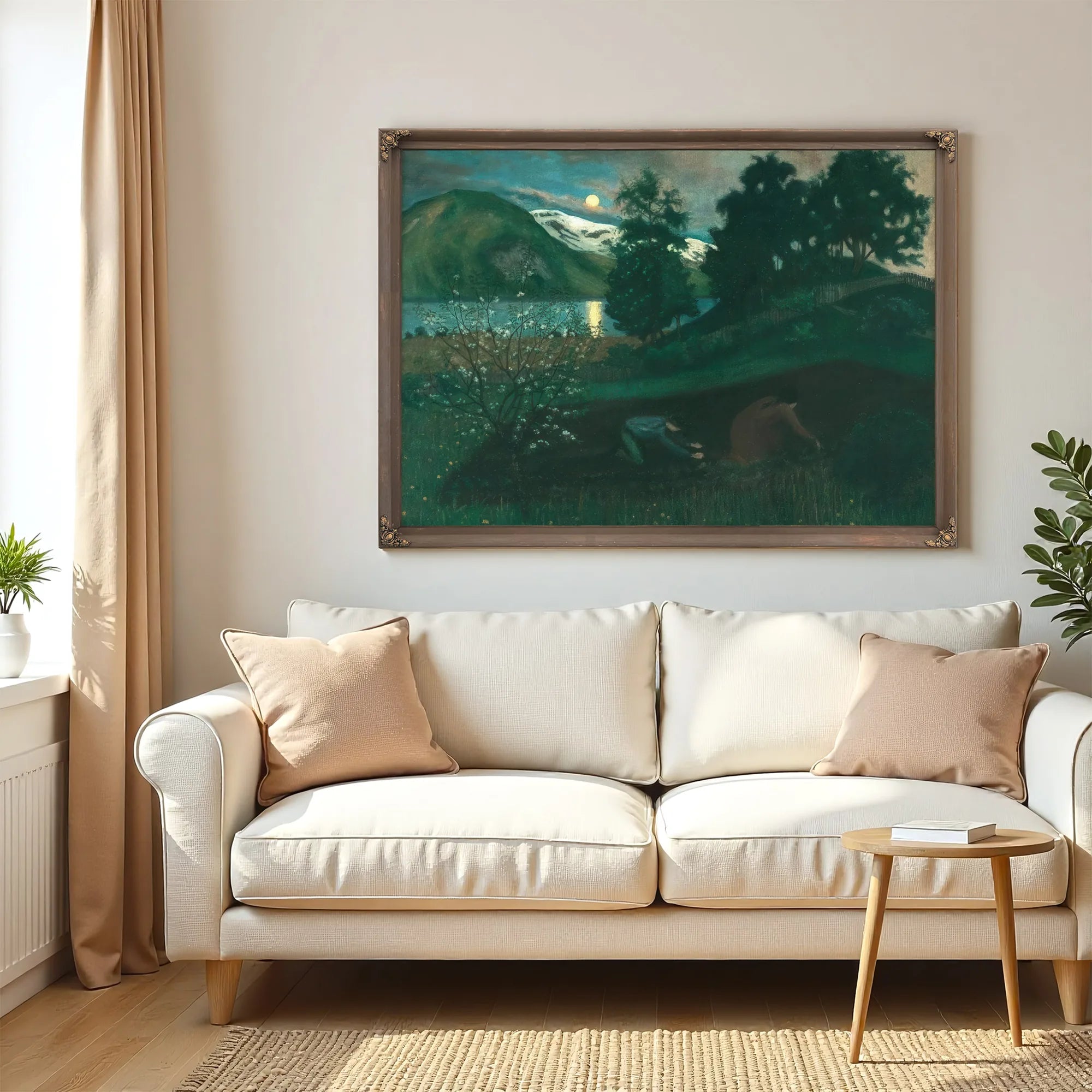 Spring Night In The Garden 1 By Nicolai Astrup Fine Art Print