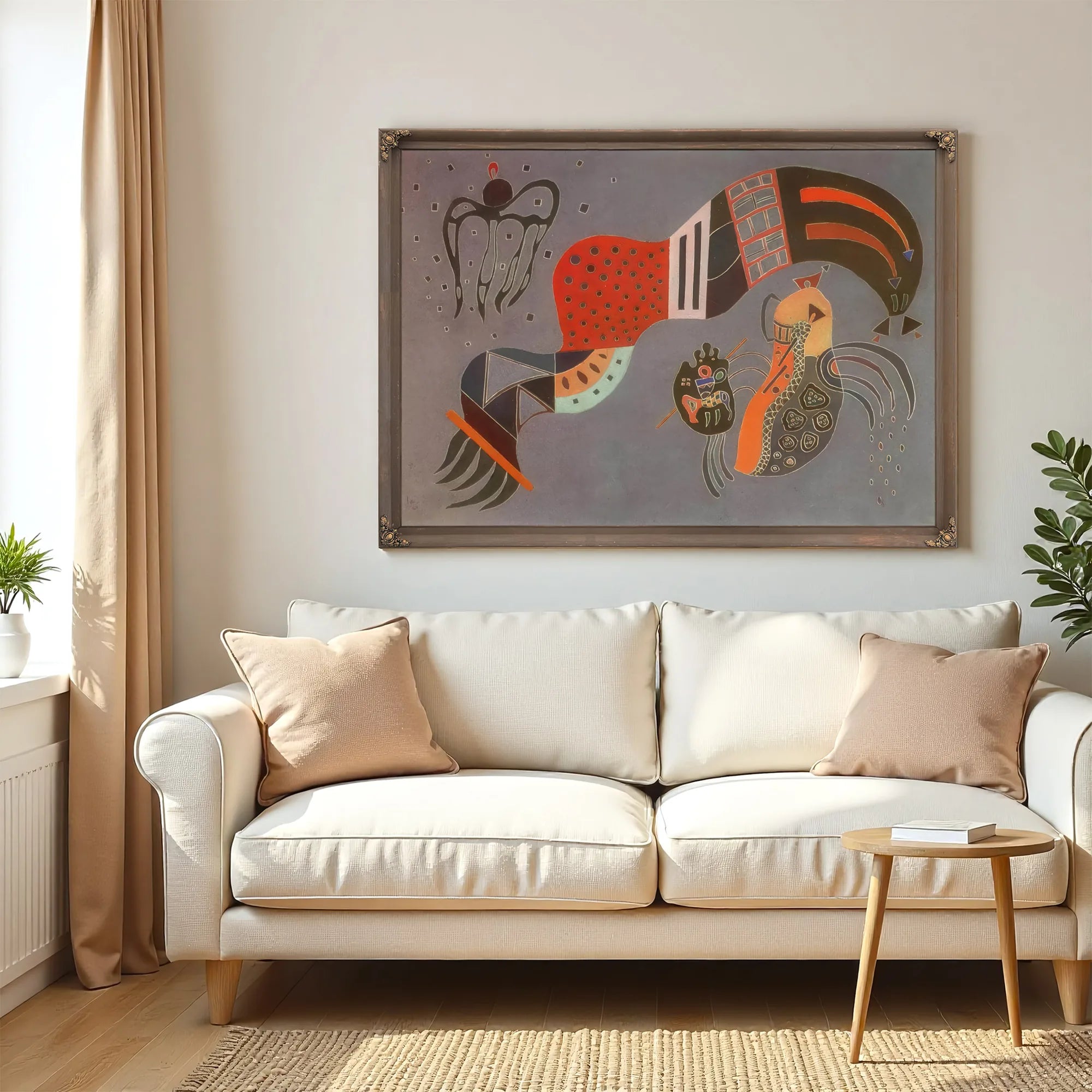 Tempered Elan By Wassily Kandinsky Fine Art Print