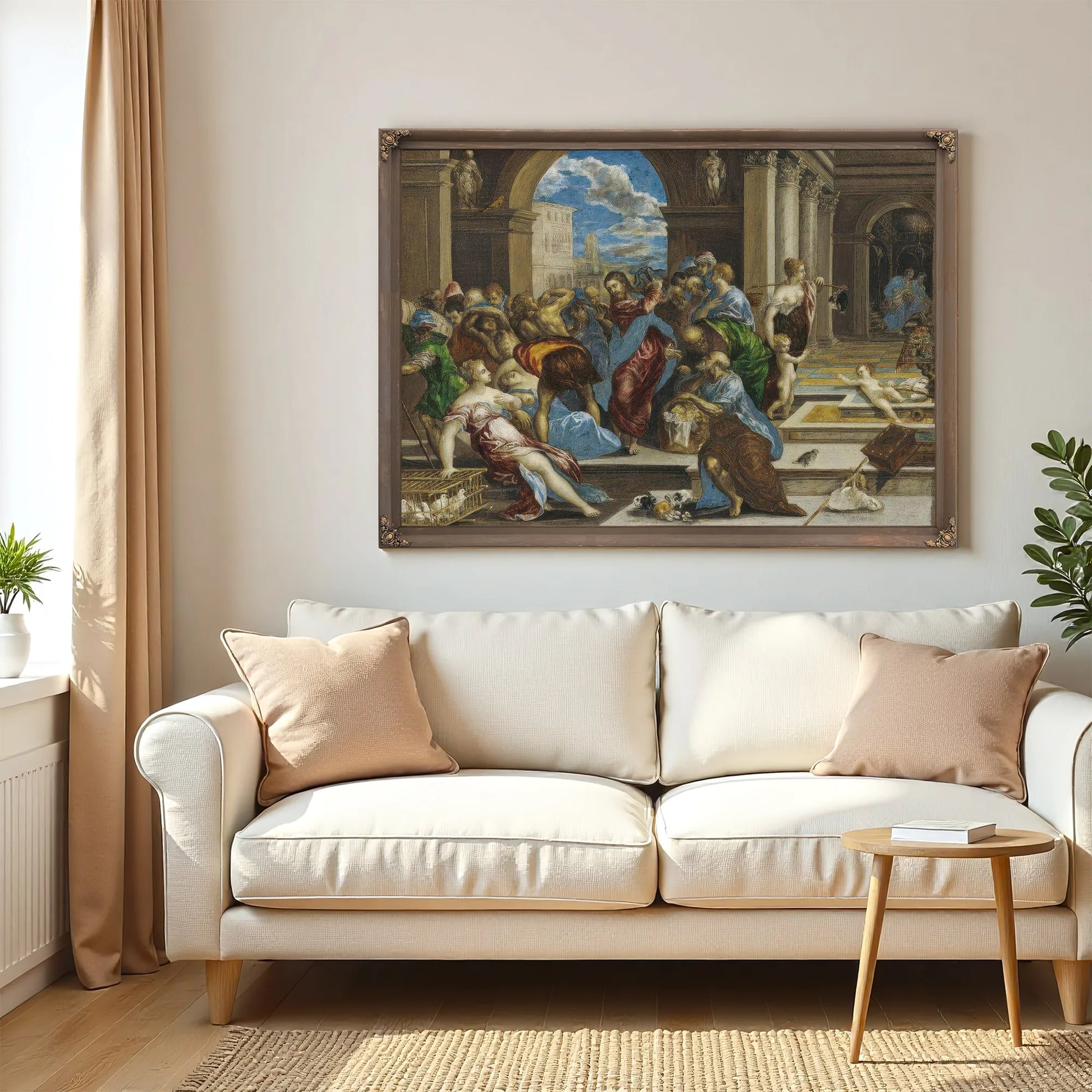 Christ Cleansing The Temple By El Greco Fine Art Print