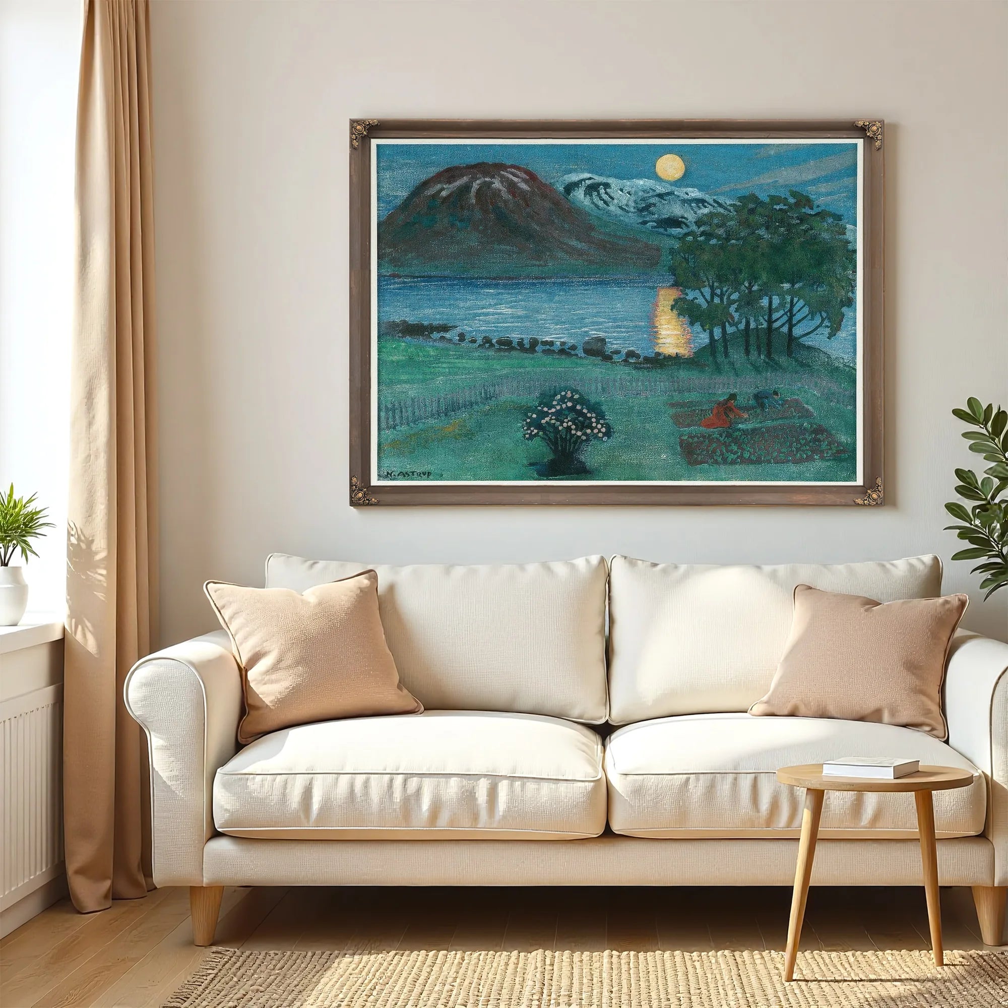 The Moon In May 2 By Nicolai Astrup Fine Art Print