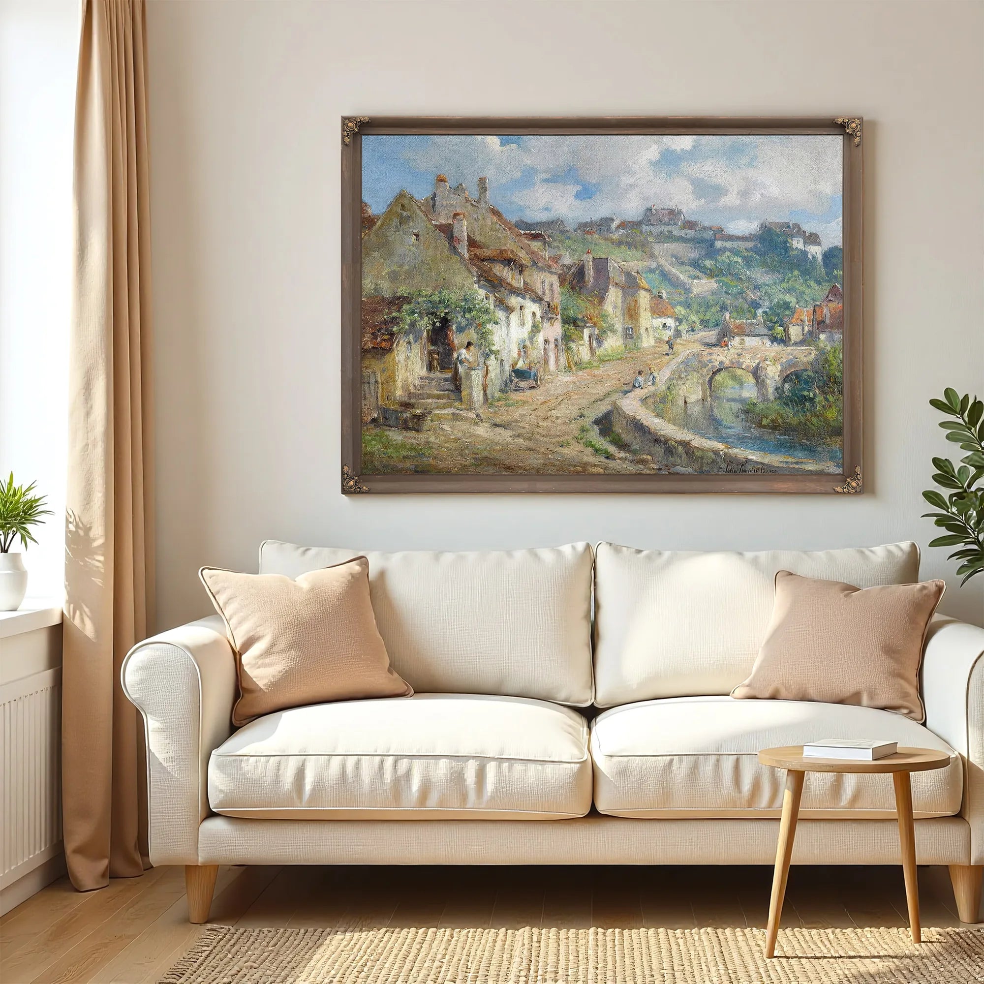 French Village By Colin Campbell Cooper Fine Art Print