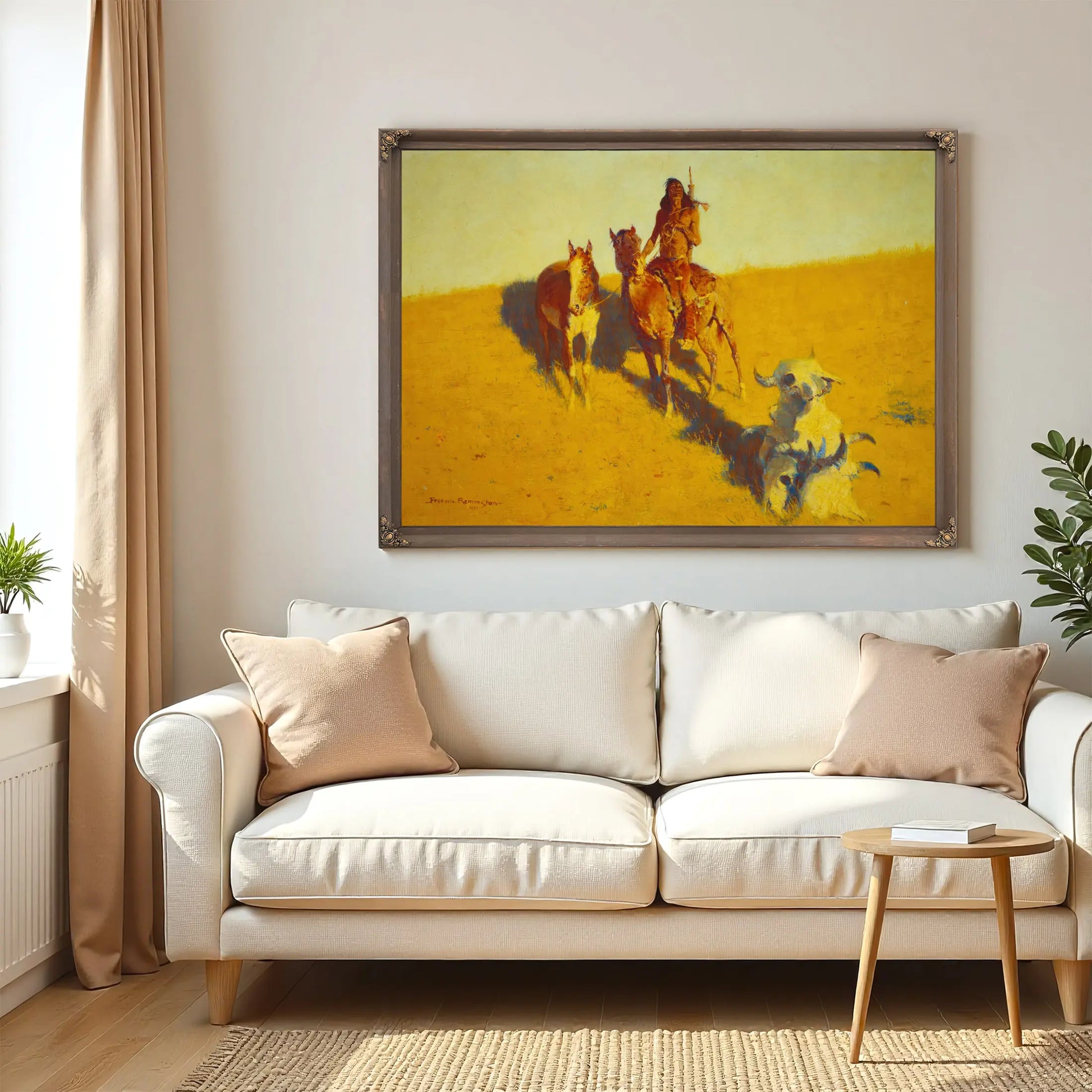 Sign Of The Buffalo Scout  by Frederic Remington