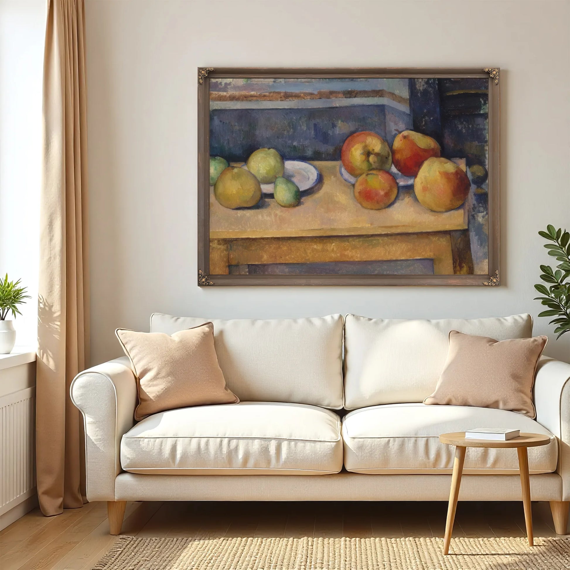 Still Life With Apples And Pears 1892 By Paul Cezanne Fine Art Print