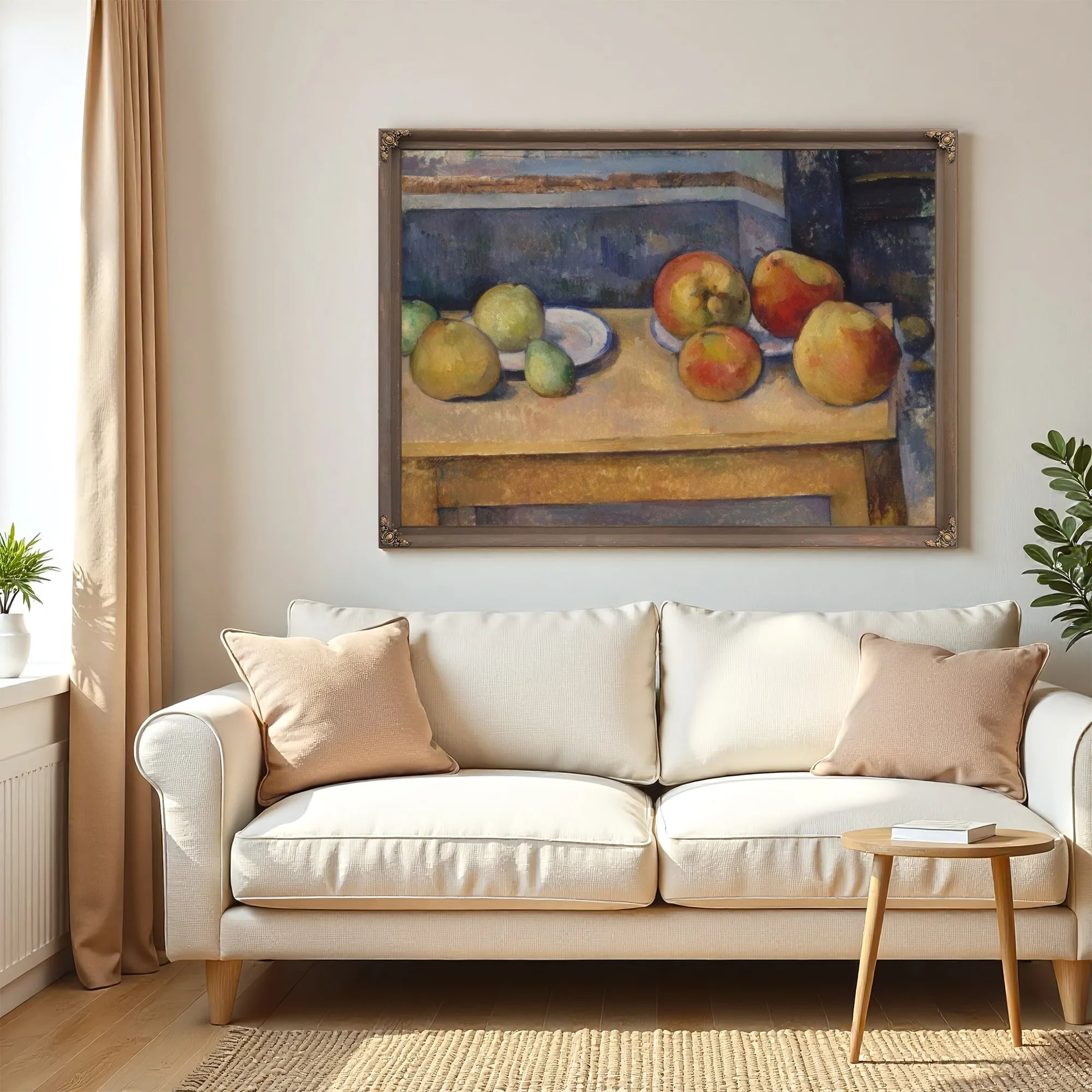Still Life With Apples And Pears 1892 By Paul Cezanne Fine Art Print