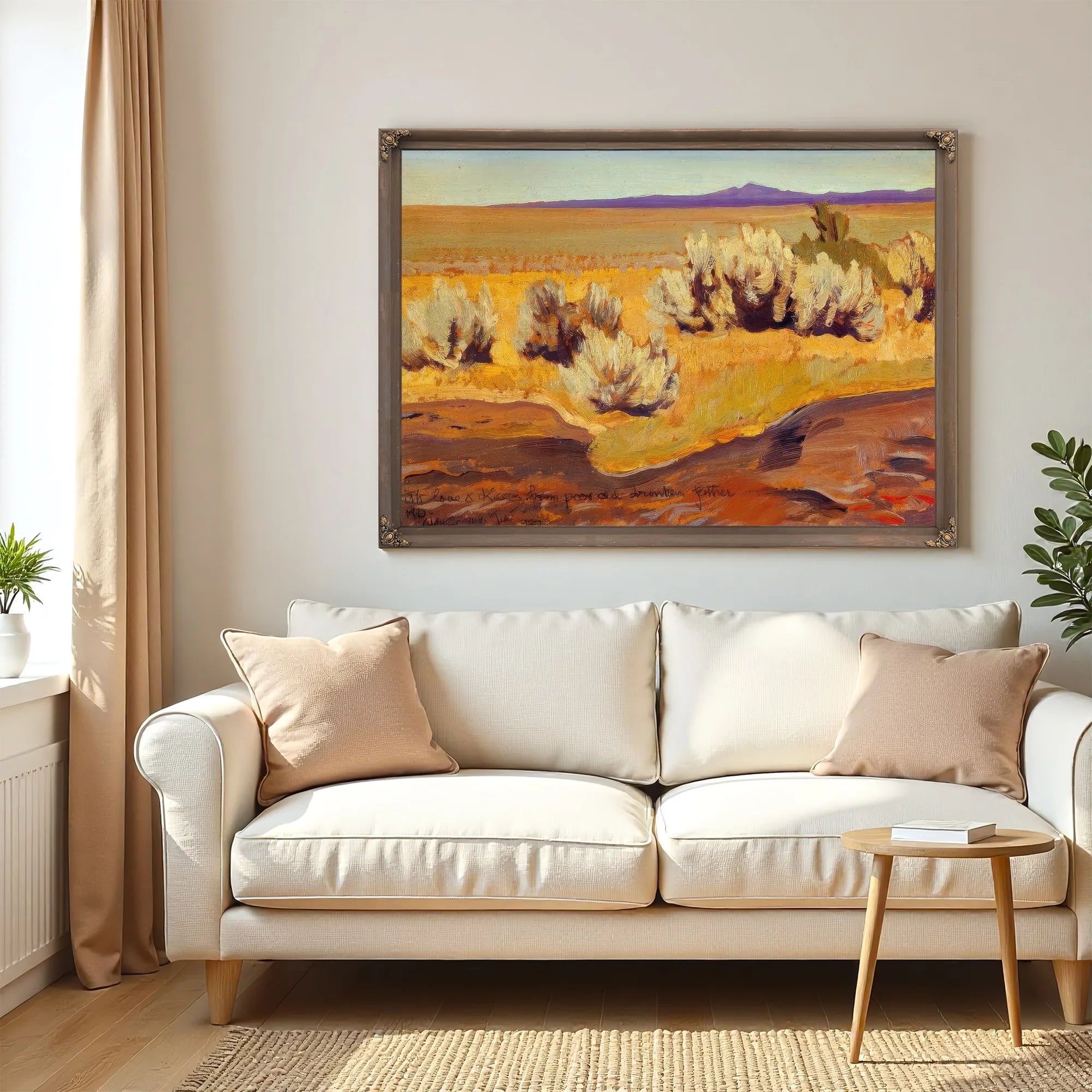 Stream Edge And Sage By Maynard Dixon Fine Art Print