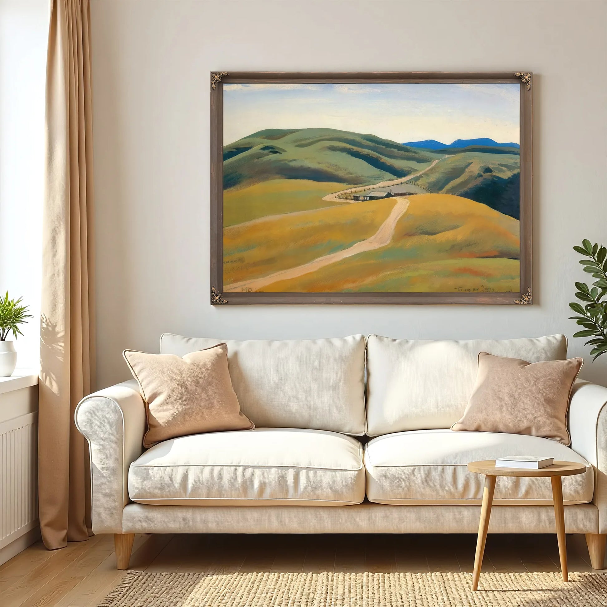 Sulpher Spring Ranch By Maynard Dixon Fine Art Print