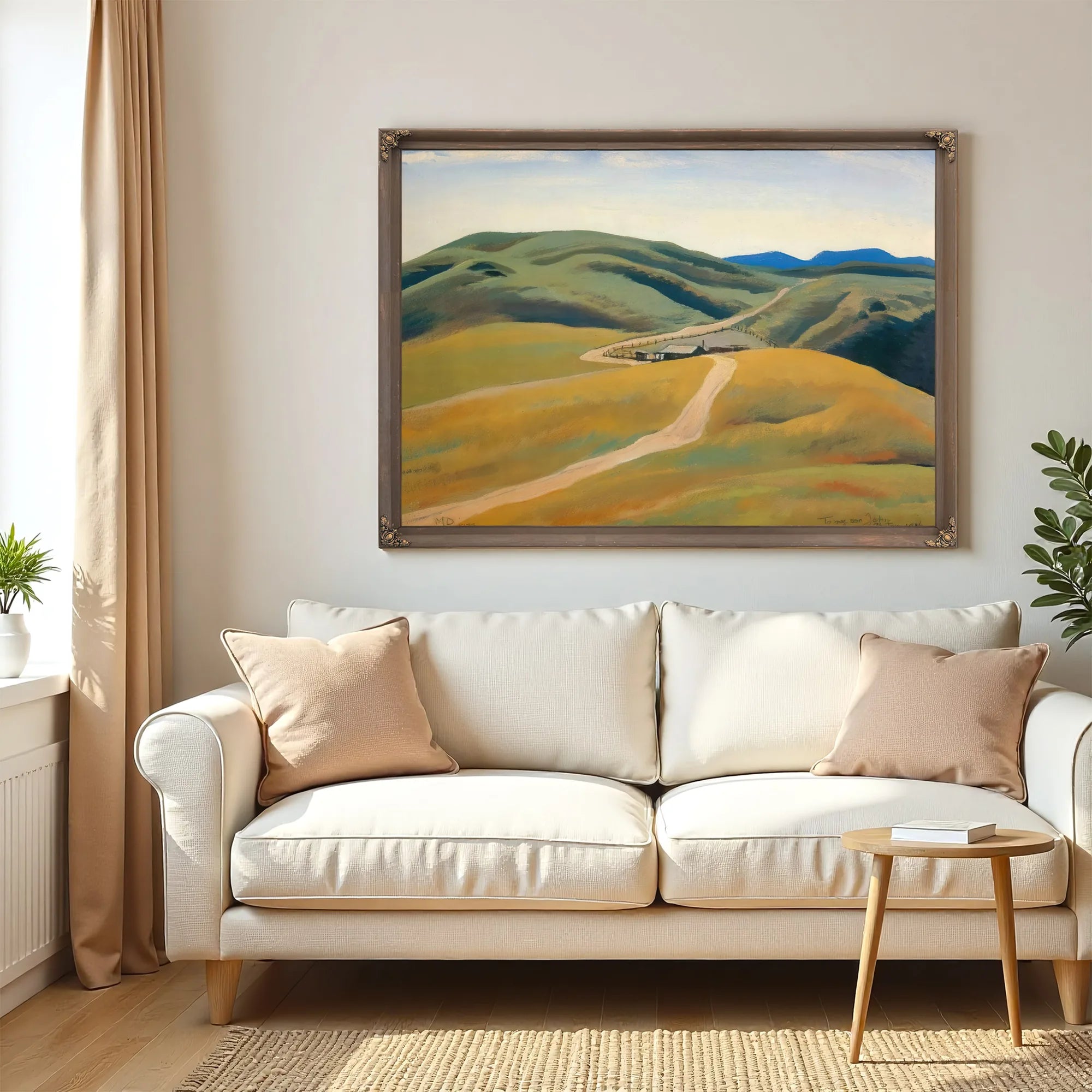 Sulpher Spring Ranch By Maynard Dixon Fine Art Print