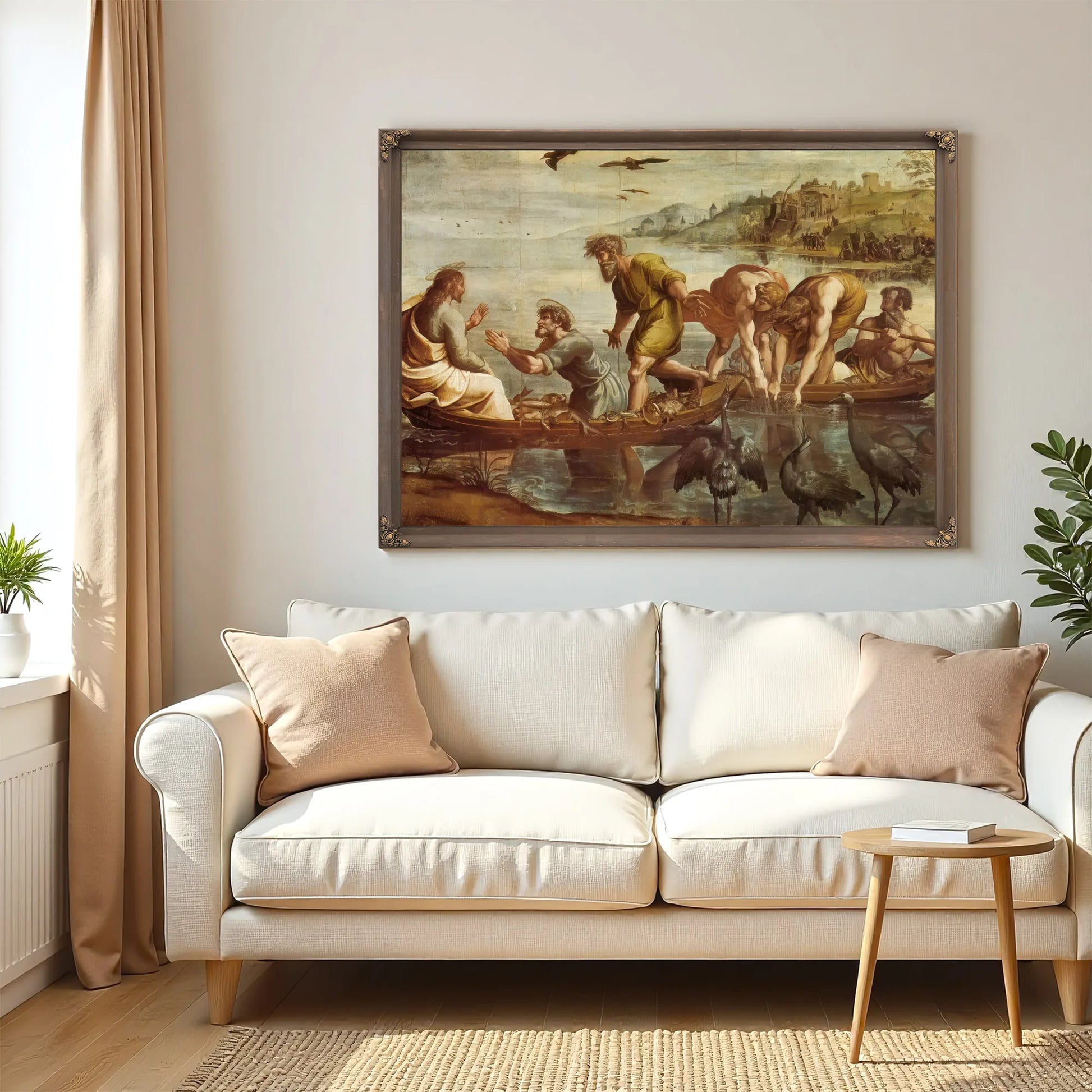 The Miraculous Draught Of Fishes By Raphael Fine Art Print