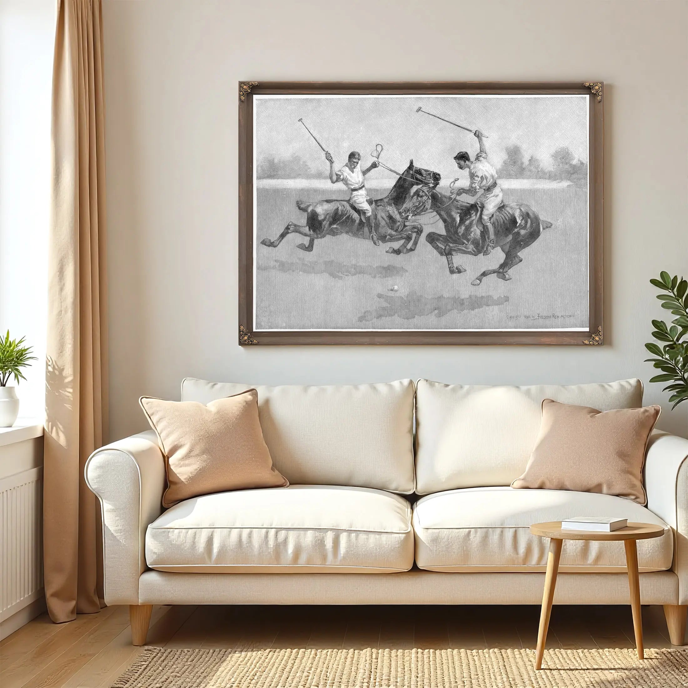 Polo Players by Frederic Remington