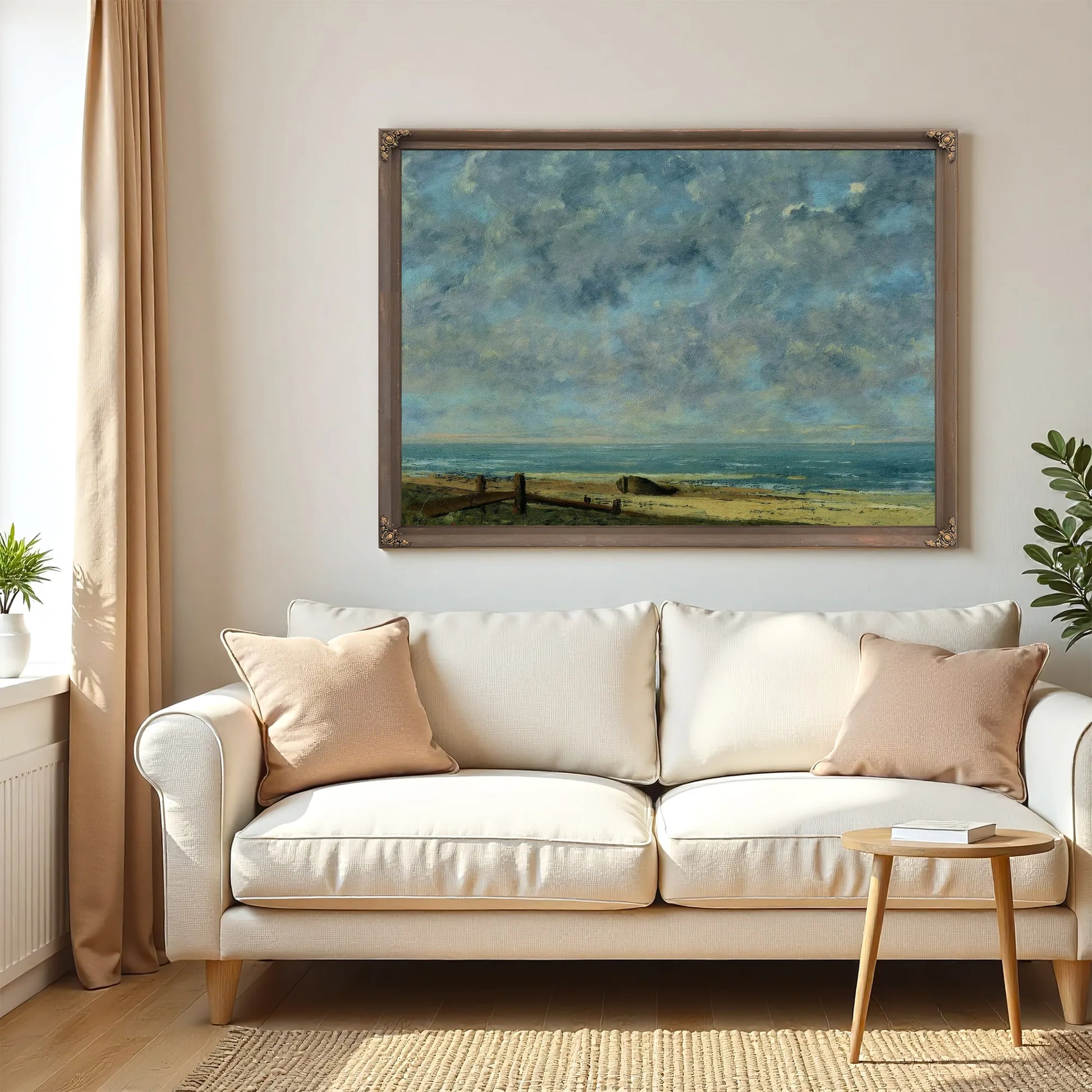 The Sea 1 By Jean Desire Gustave Courbet Fine Art Print