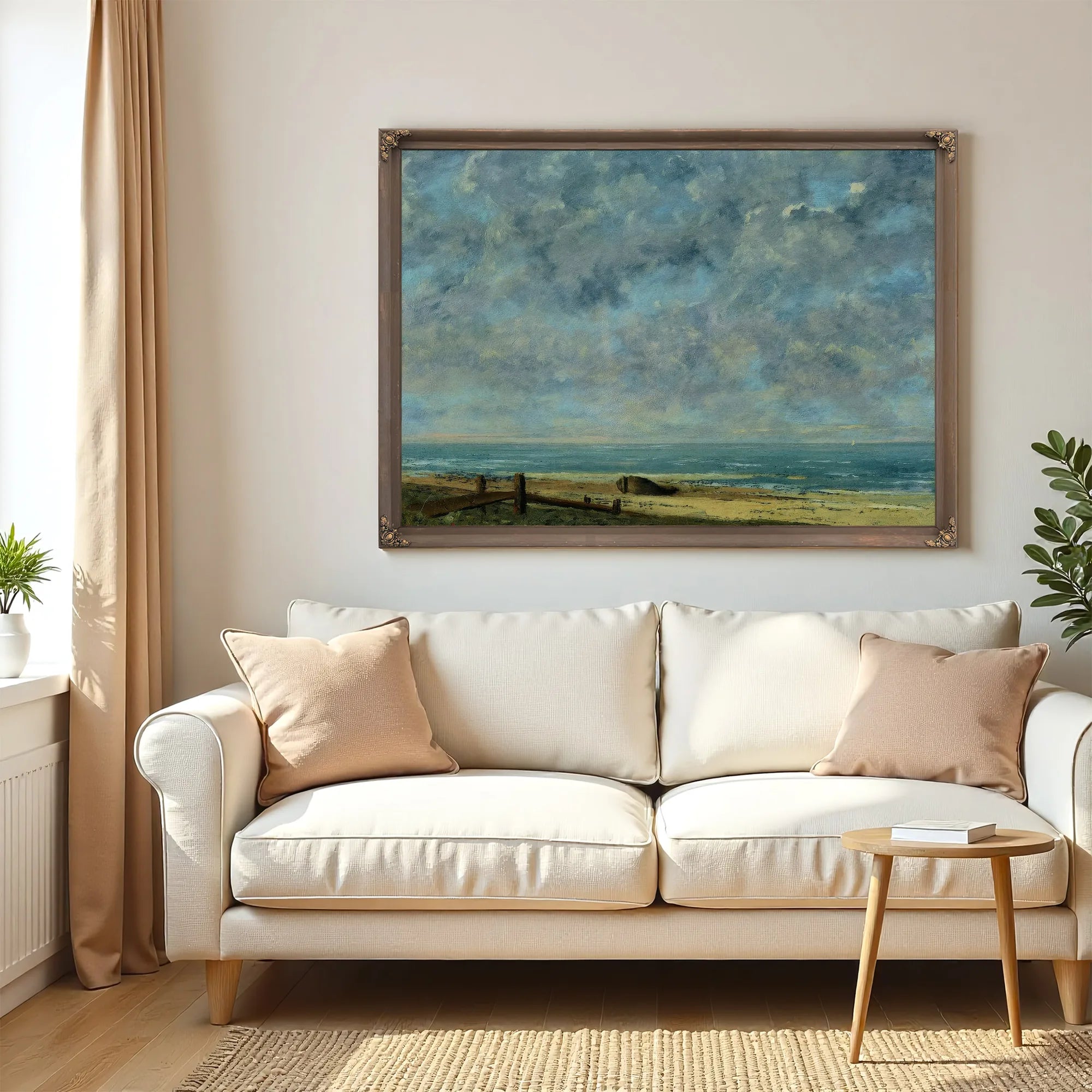 The Sea 1 By Jean Desire Gustave Courbet Fine Art Print