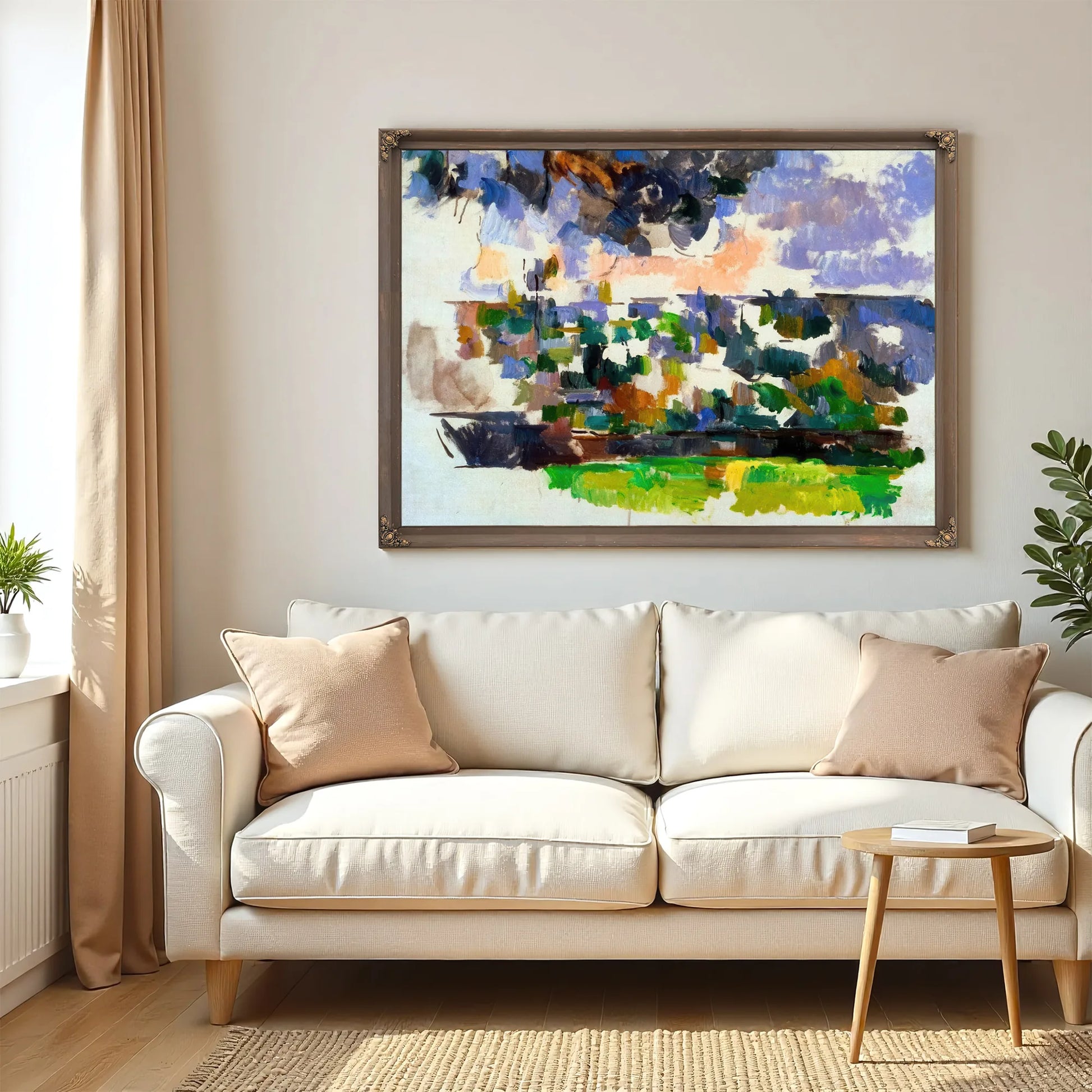 The Garden At Les Lauves By Paul Cezanne Fine Art Print