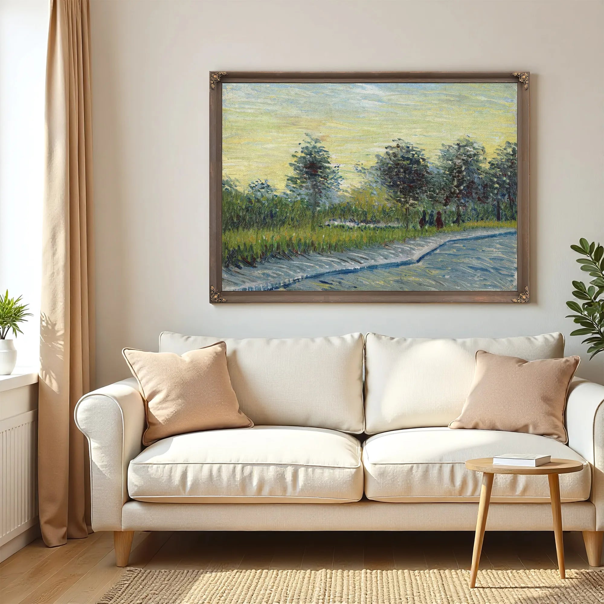 Square Saint Pierre At Sunset By Vincent Van Gogh Fine Art Print